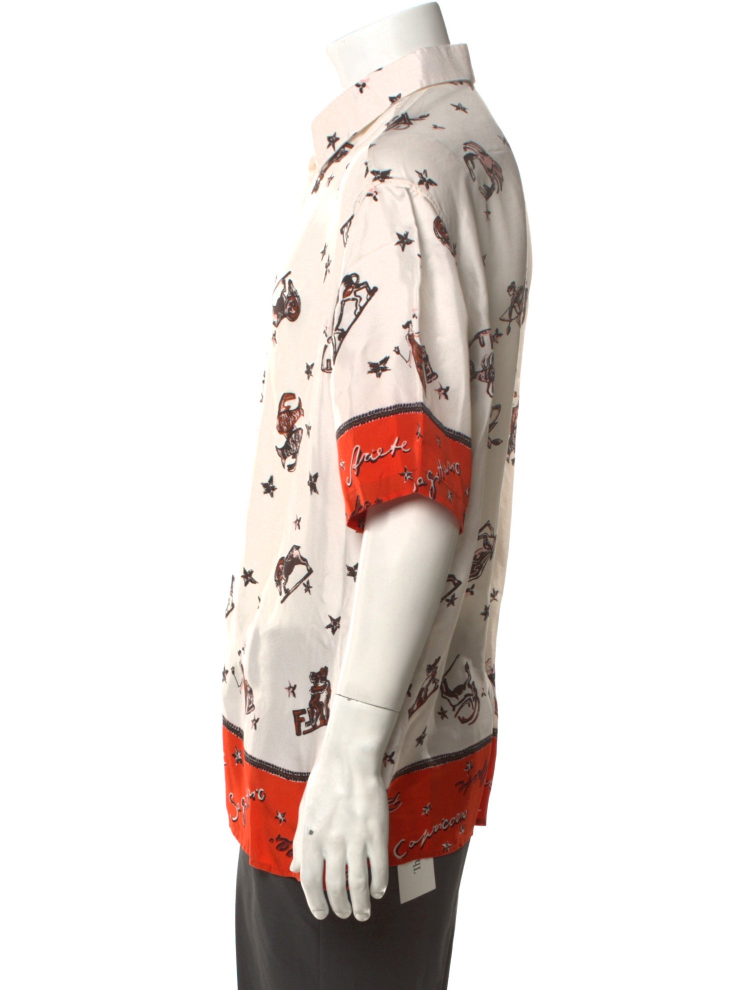 Fendi Silk Printed Shirt