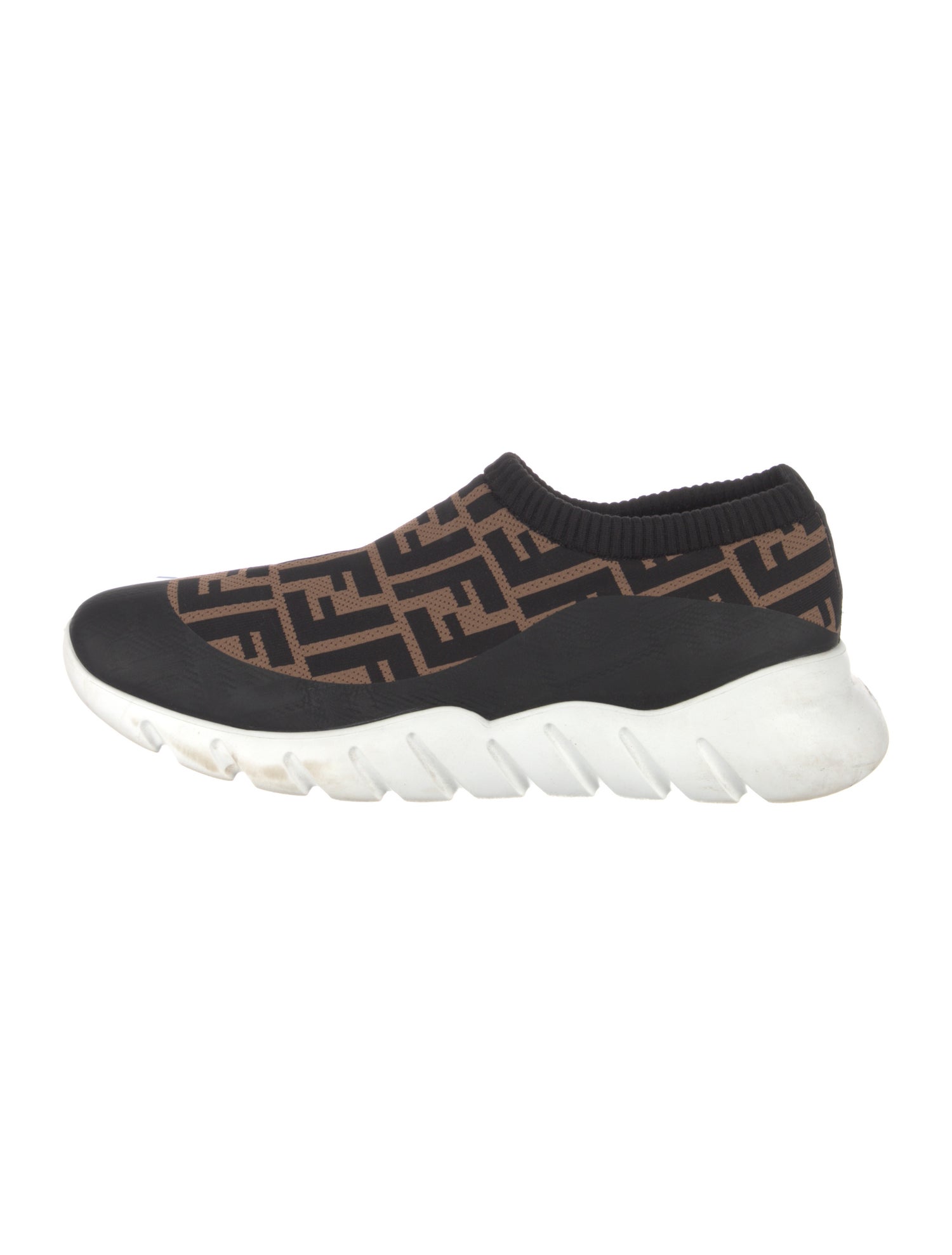 Fendi Zucca FF Logo Printed Athletic Sneakers