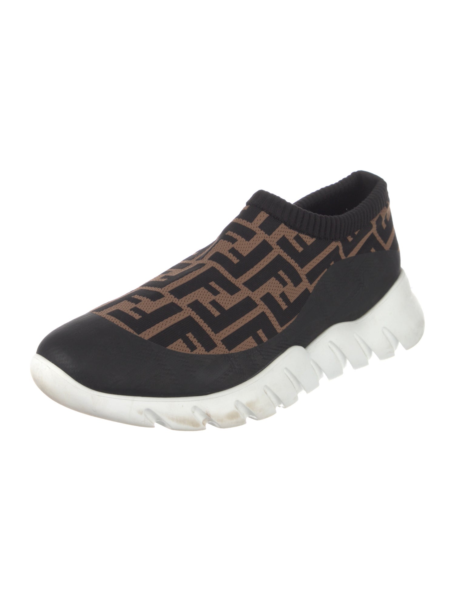 Fendi Zucca FF Logo Printed Athletic Sneakers