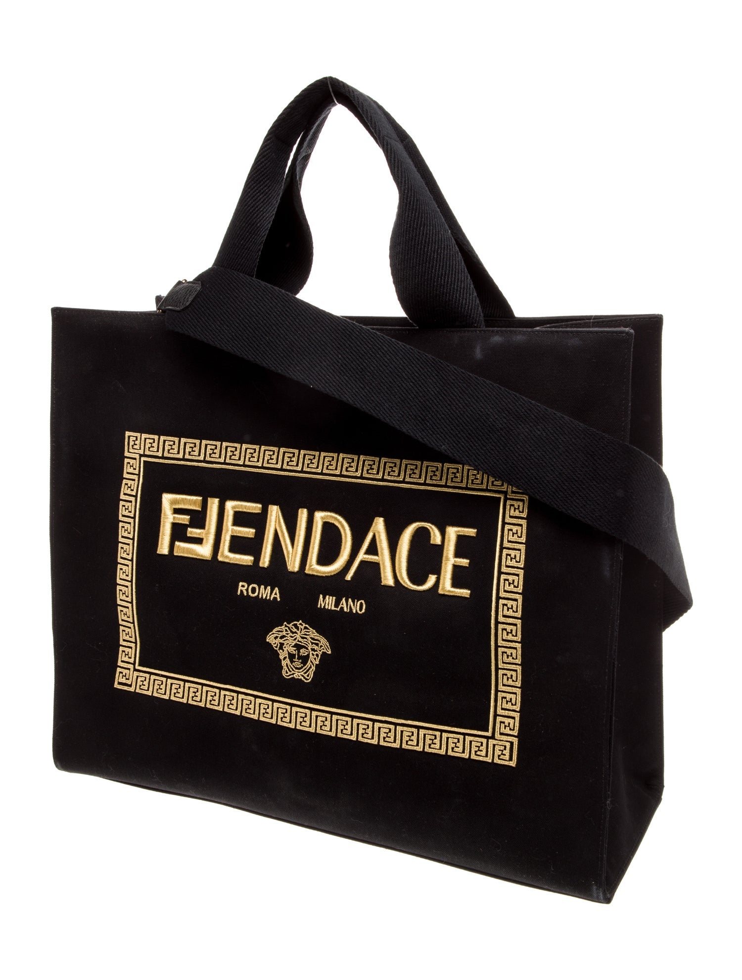Fendi Canvas Large Shopping Tote