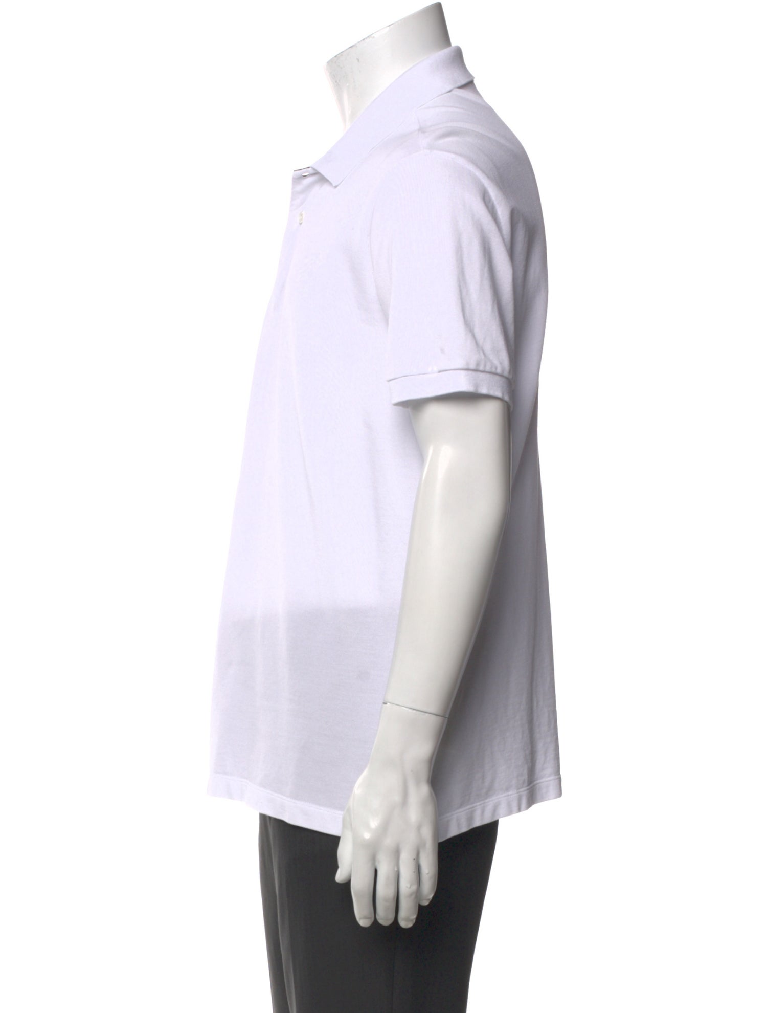 Fendi Collar Short Sleeve Polo Shirt