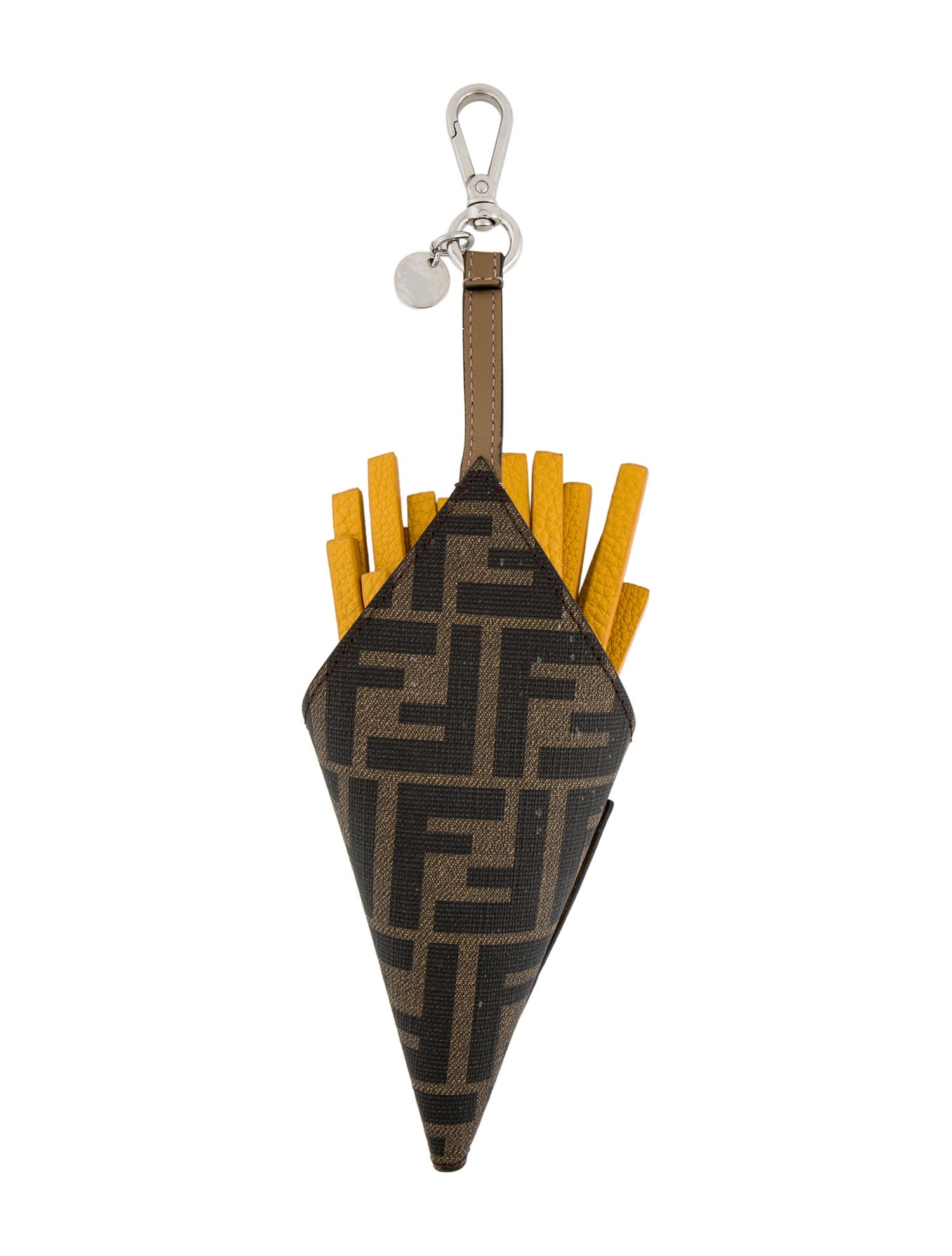 Fendi Leather Fendilicious Cone Of French Fries Charm