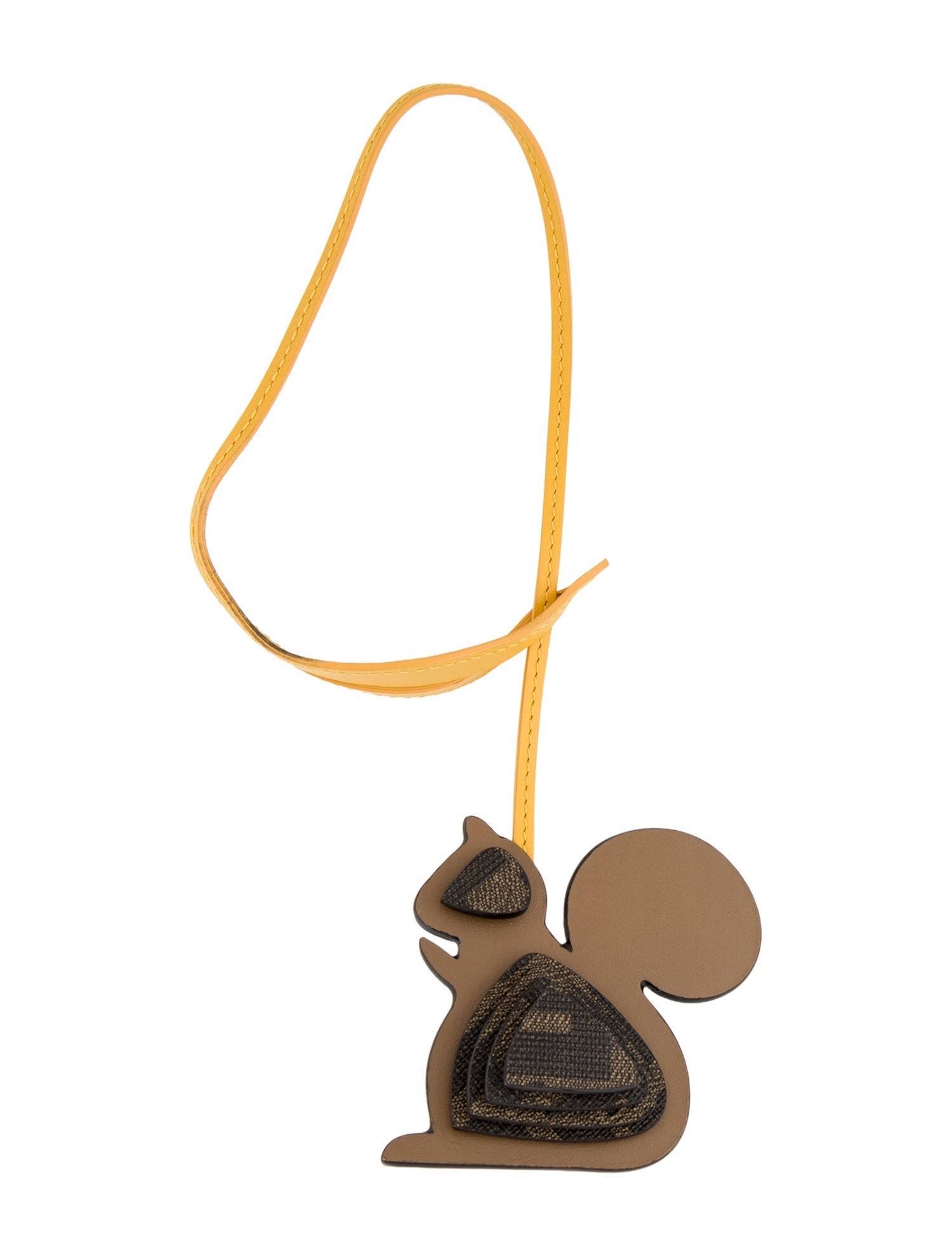 Fendi Leather Squirrel Bag Charm