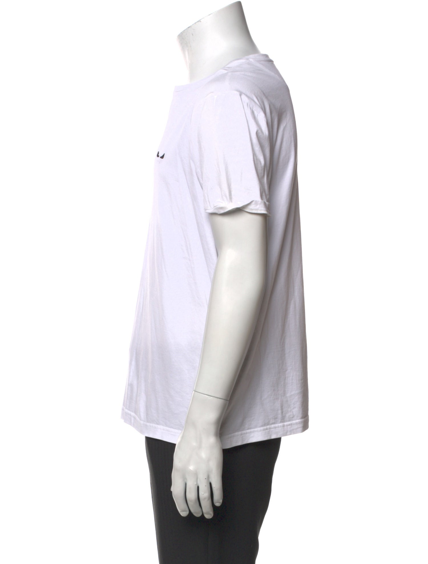 Fendi Monsters Motif Crew Neck T-Shirt