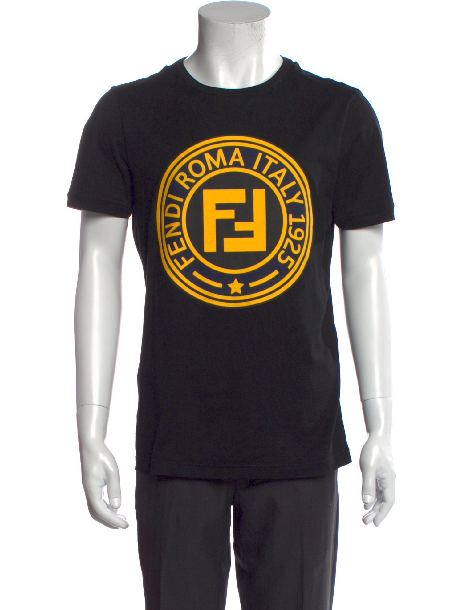 Fendi Graphic Print Crew Neck T-Shirt