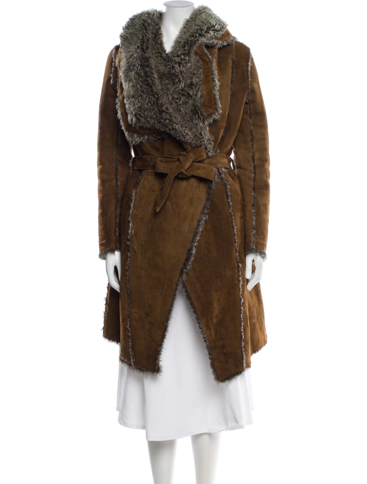 Fendi Vintage Late 2000's - Early 2010's Faux Fur Coat