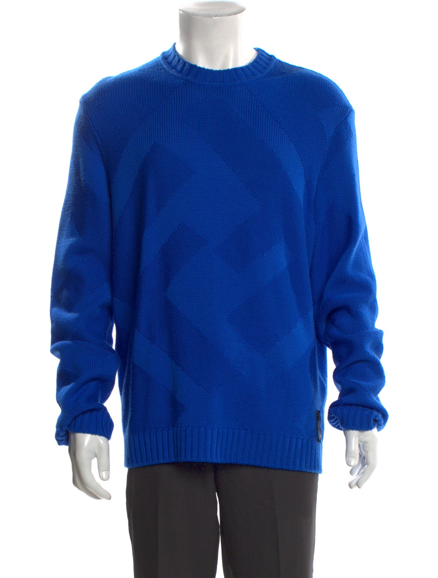 Fendi Virgin Wool Crew Neck Pullover