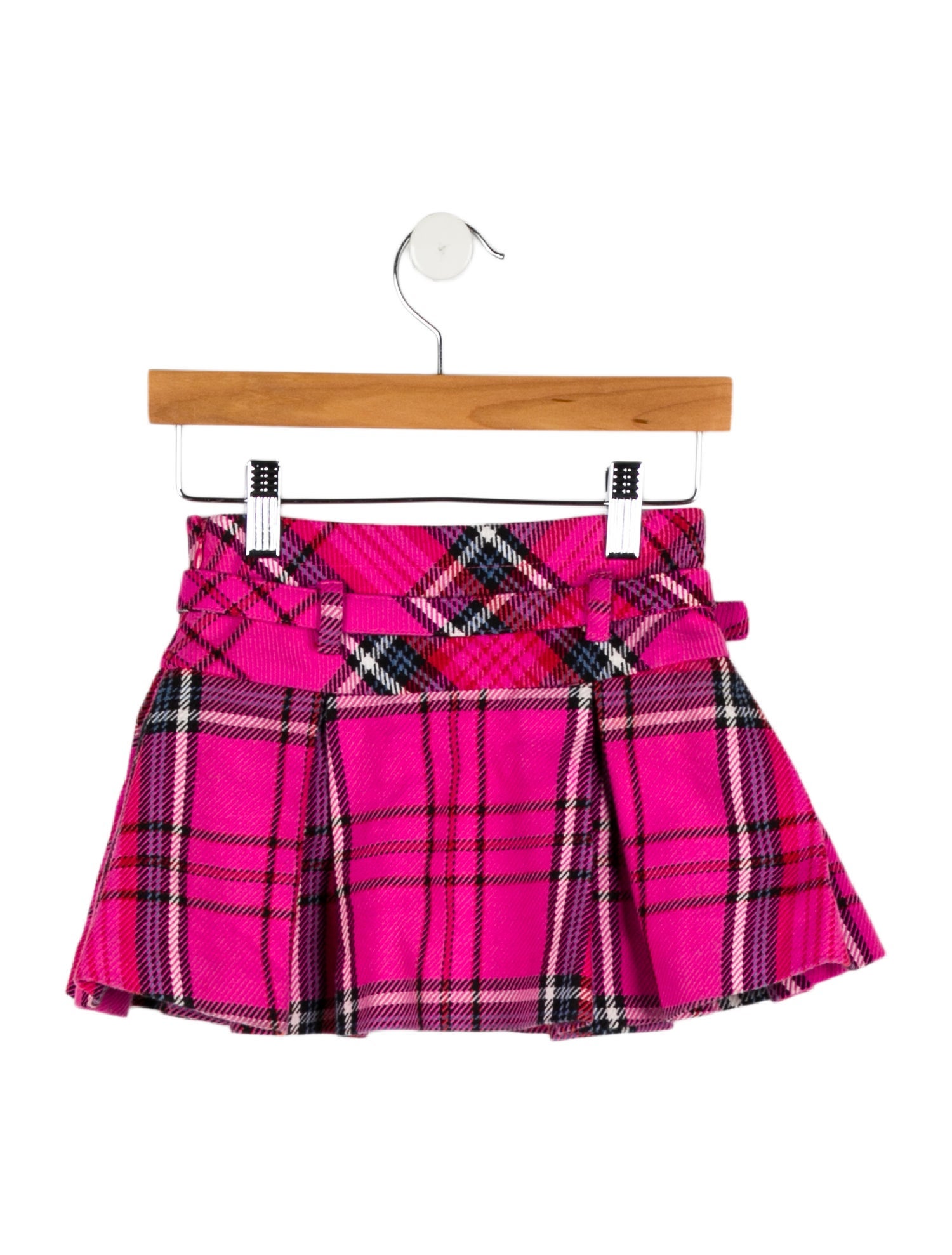 Fendi Girls' Plaid Skirt
