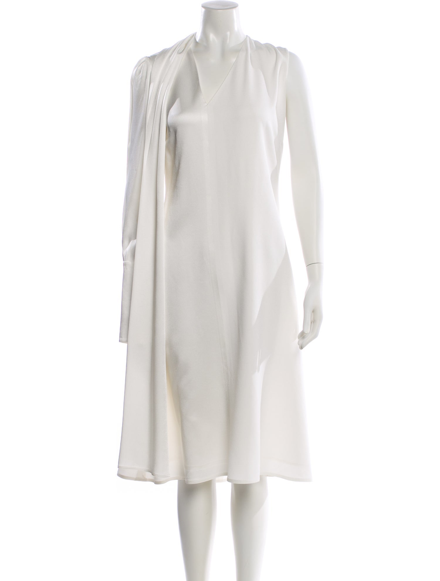 Fendi V-Neck Midi Length Dress