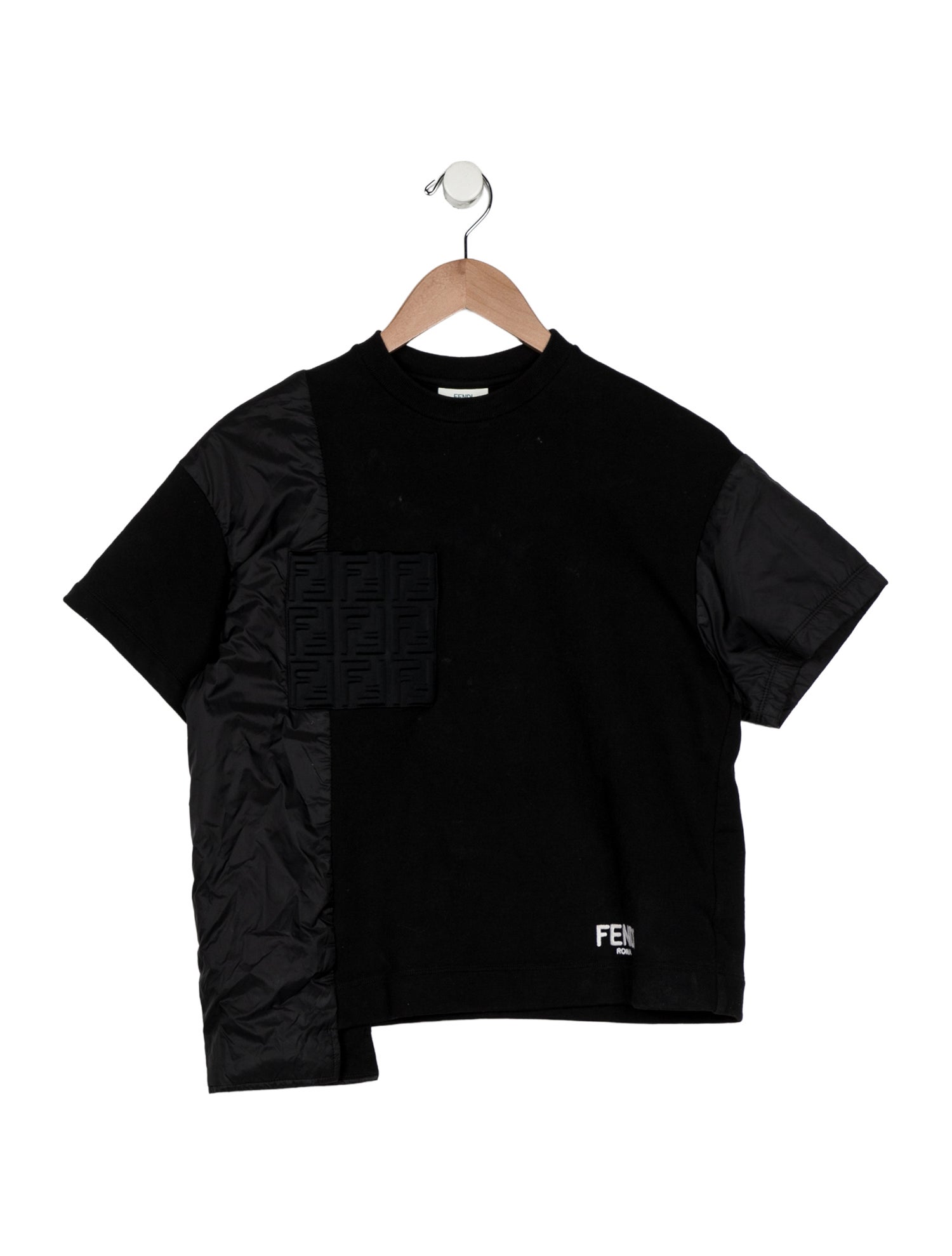 Fendi Black cotton short sleeve shirt