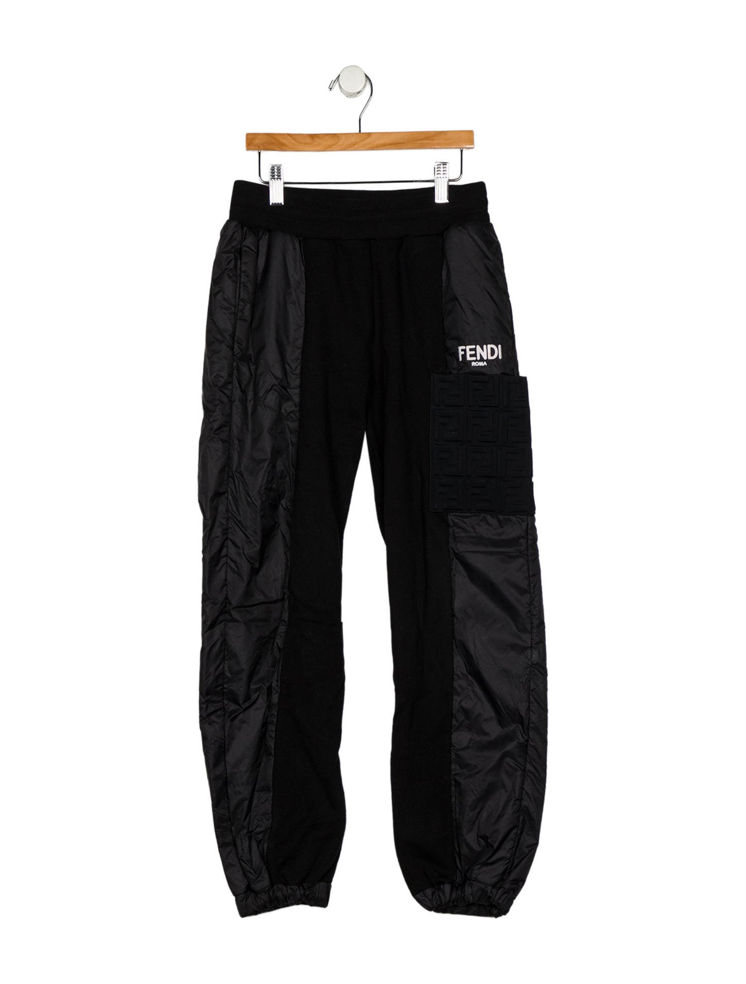 Fendi Kids Zucca Trim Sweatpants