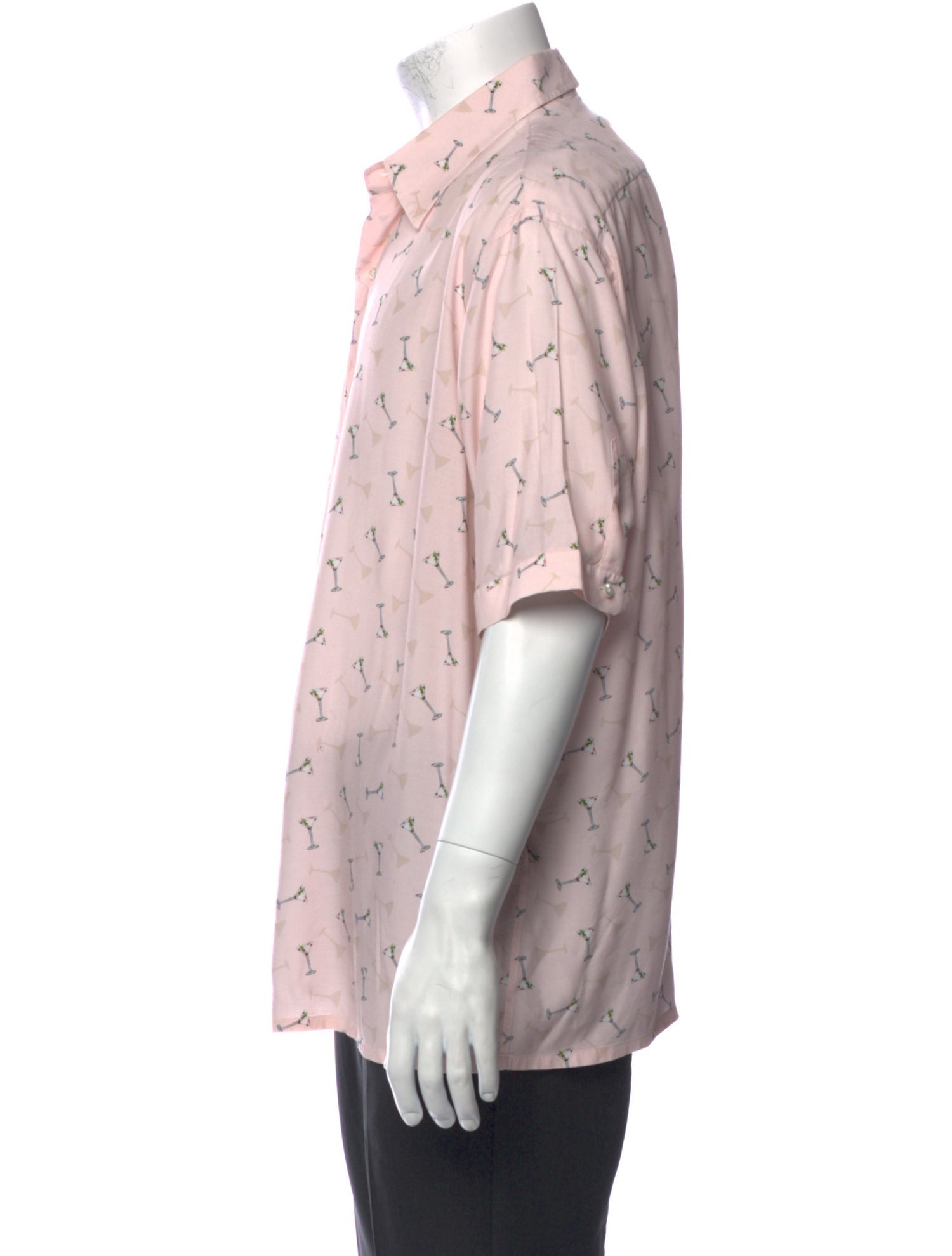 Fendi Printed Three-Quarter Sleeve Shirt
