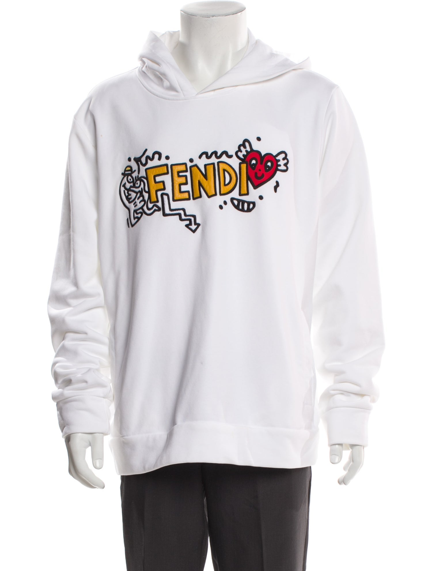 Fendi Graphic Print Turtleneck Pullover
