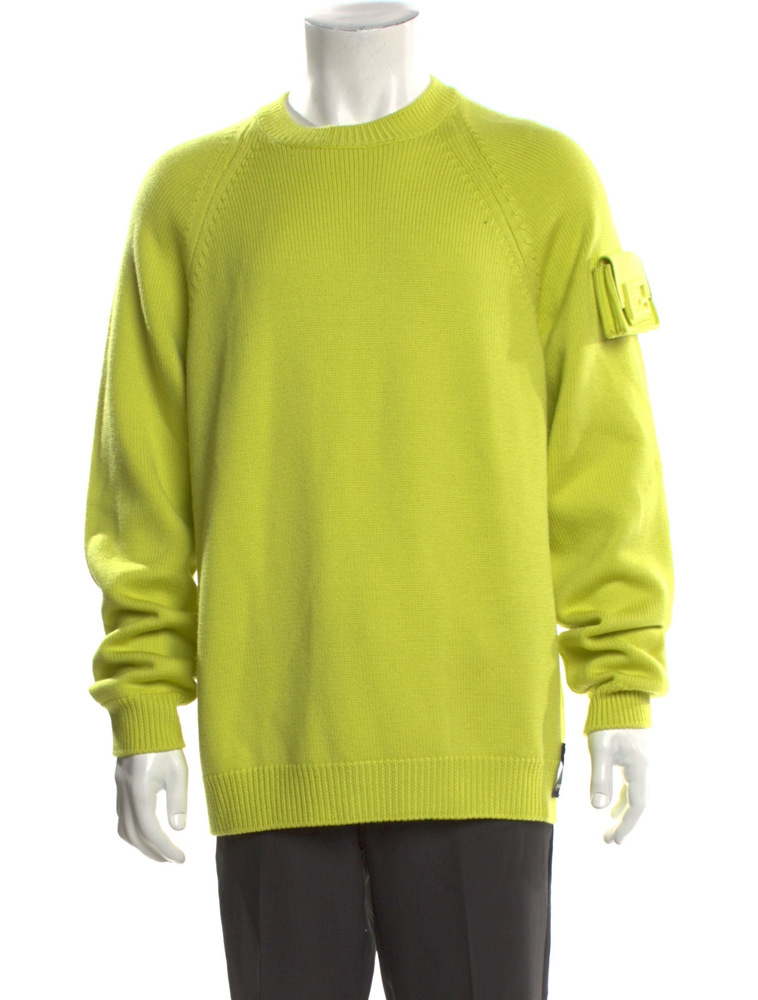 Fendi Virgin Wool Crew Neck Pullover