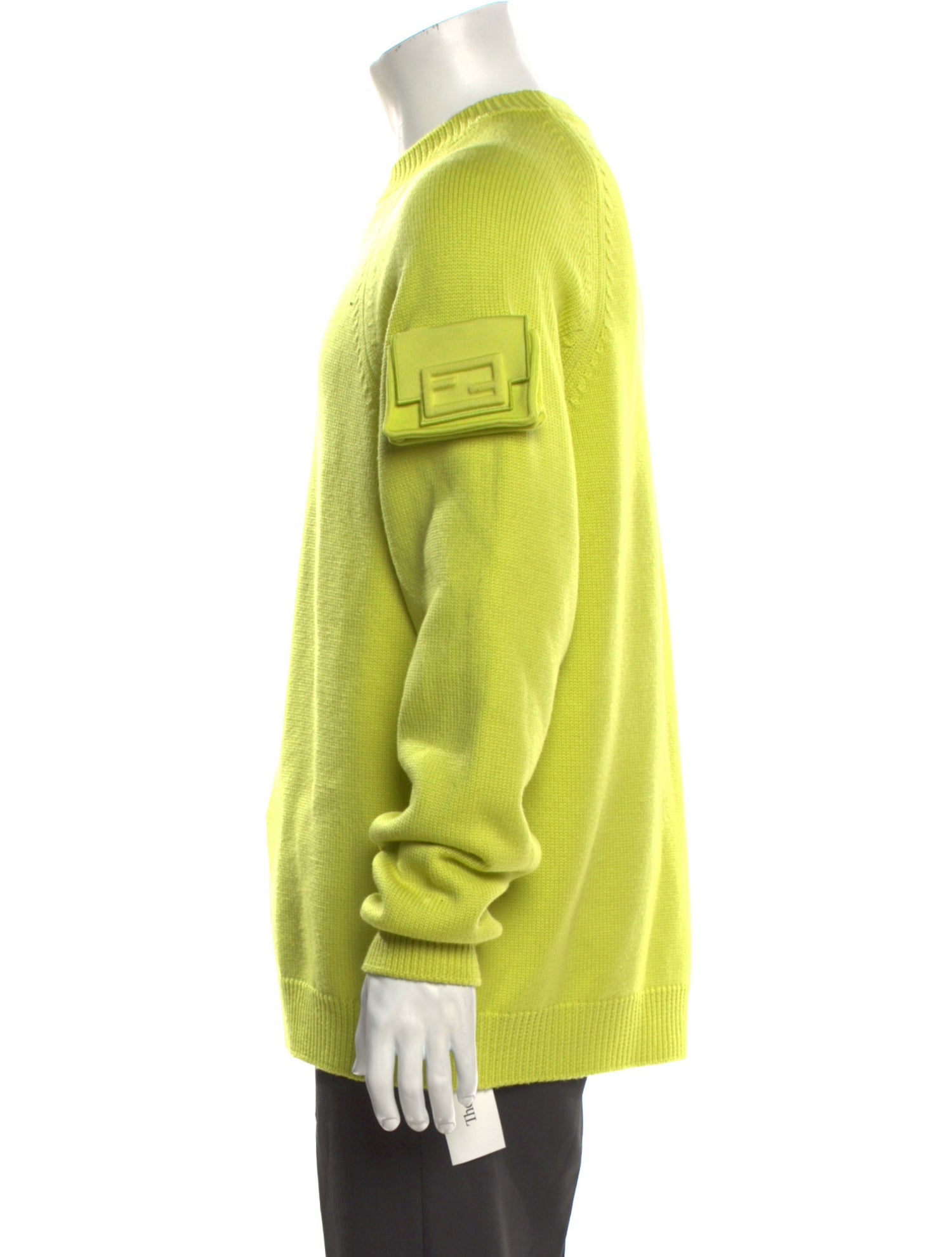 Fendi Virgin Wool Crew Neck Pullover