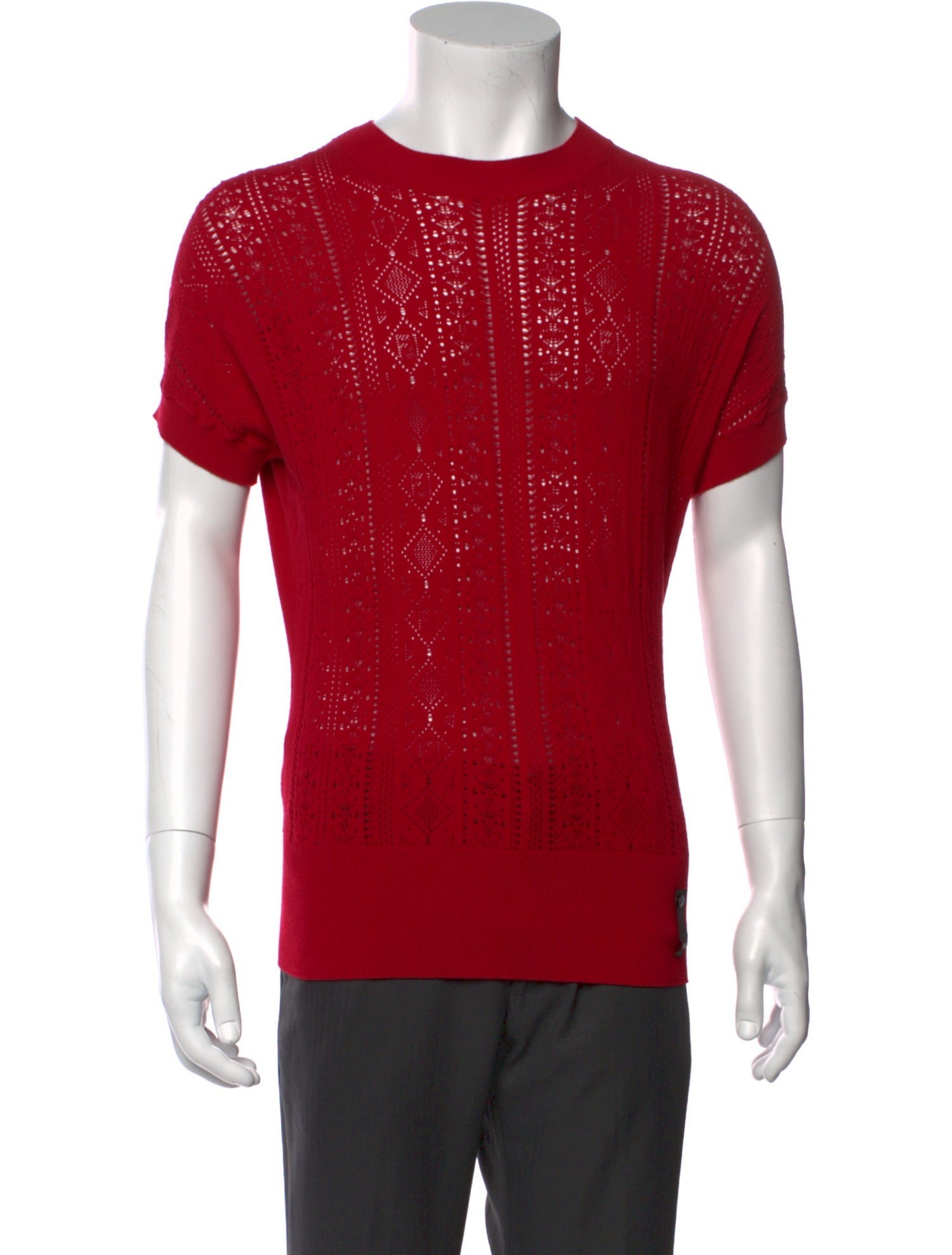 Fendi Crew Neck Short Sleeve Pullover