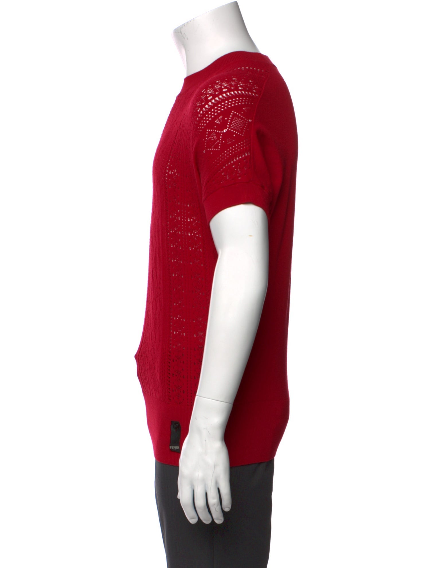 Fendi Crew Neck Short Sleeve Pullover
