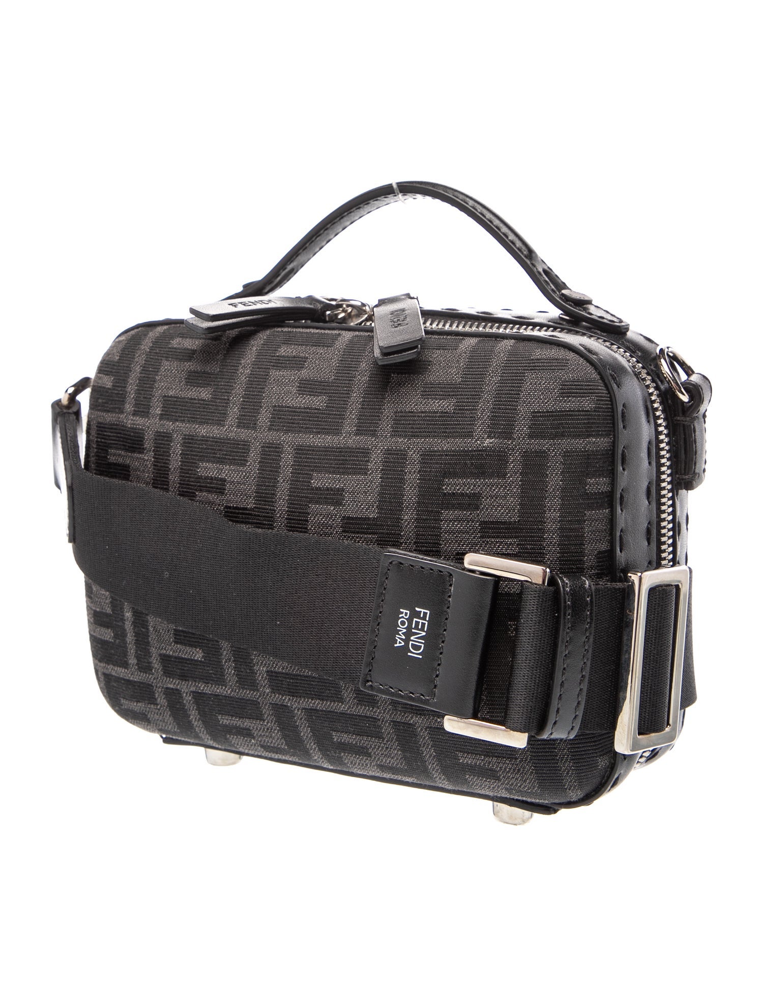 Fendi Zucca FF Top Handle Bag