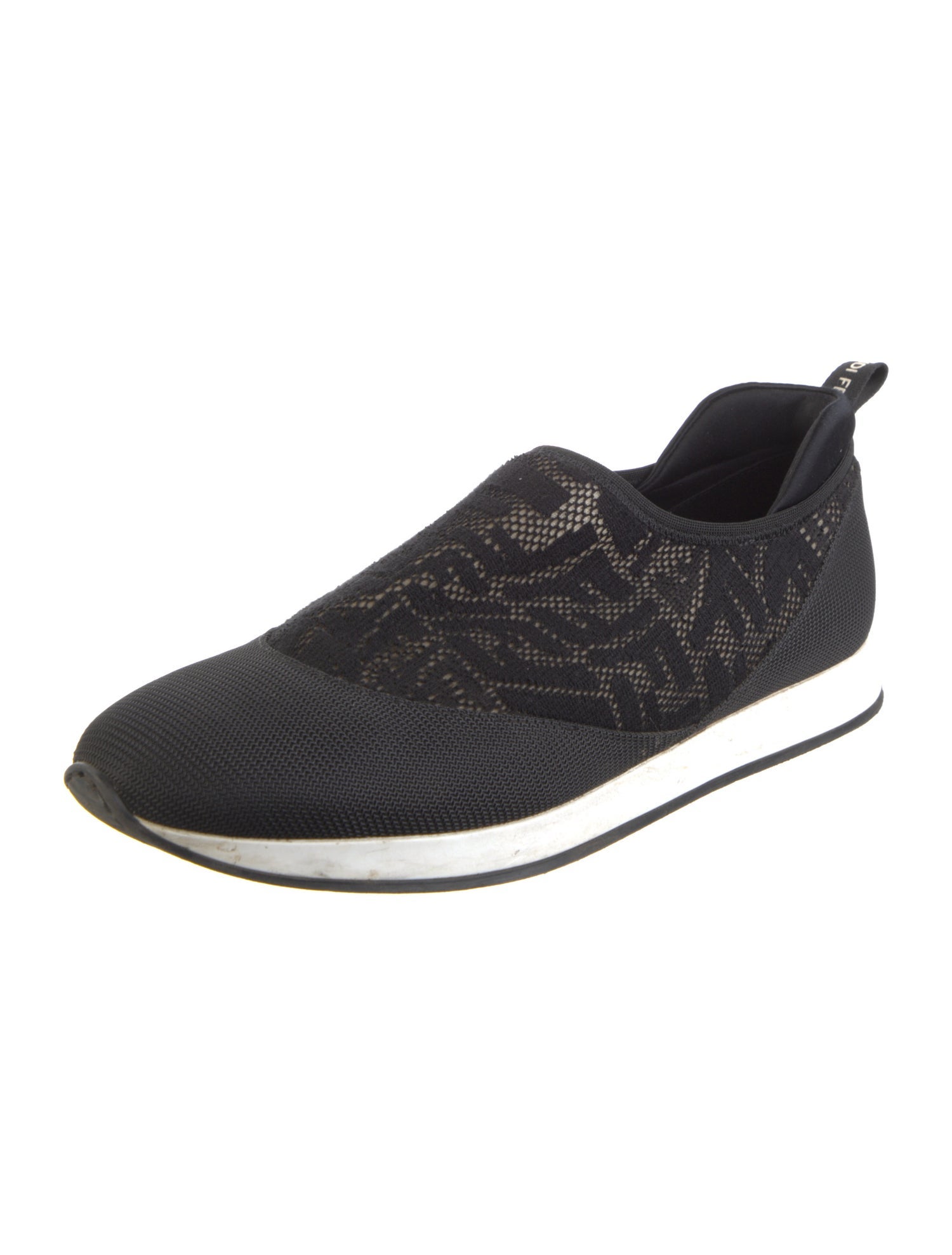 Fendi Zucca FF Logo Mesh Sneakers