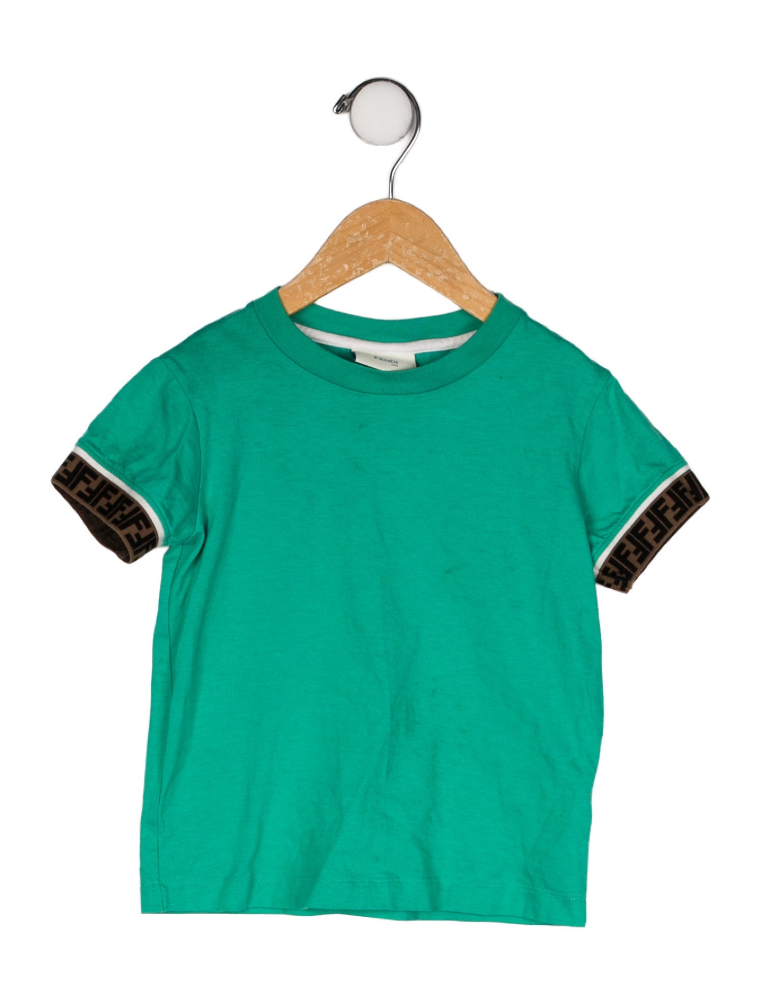 Fendi FF Logo Trim T-Shirt