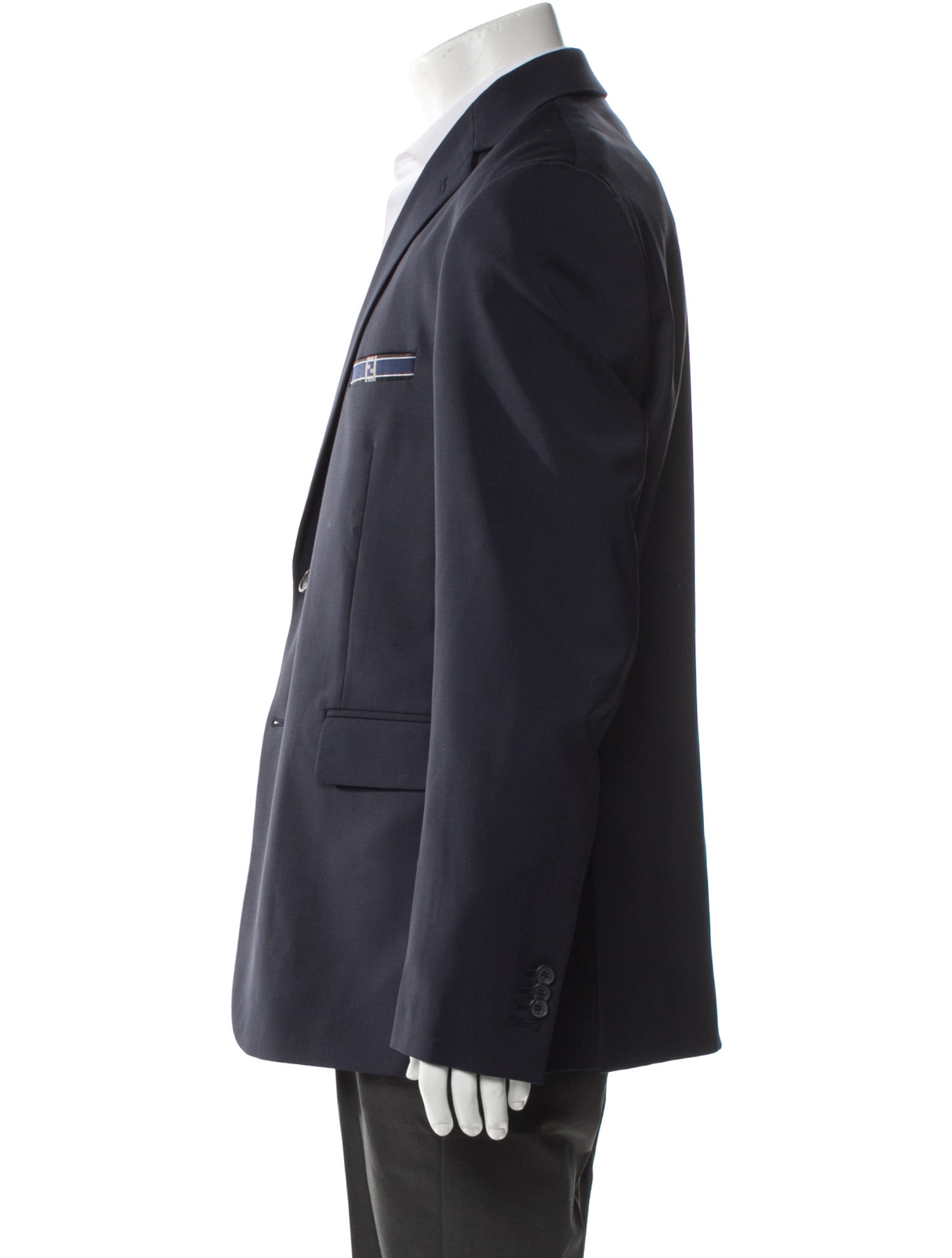 Fendi Zucca FF Logo Wool Blazer