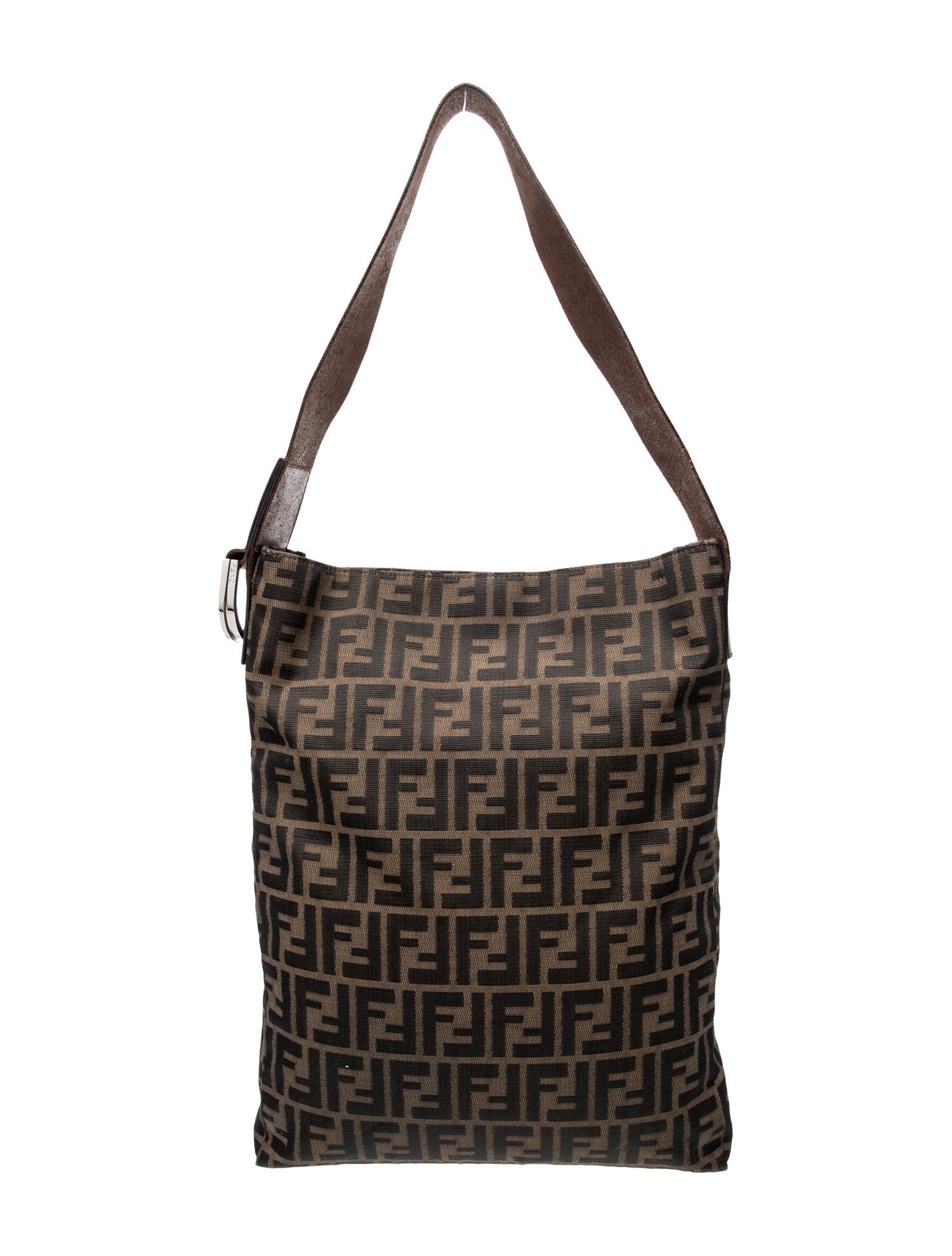 Fendi Zucca FF Shoulder Bag Vintage