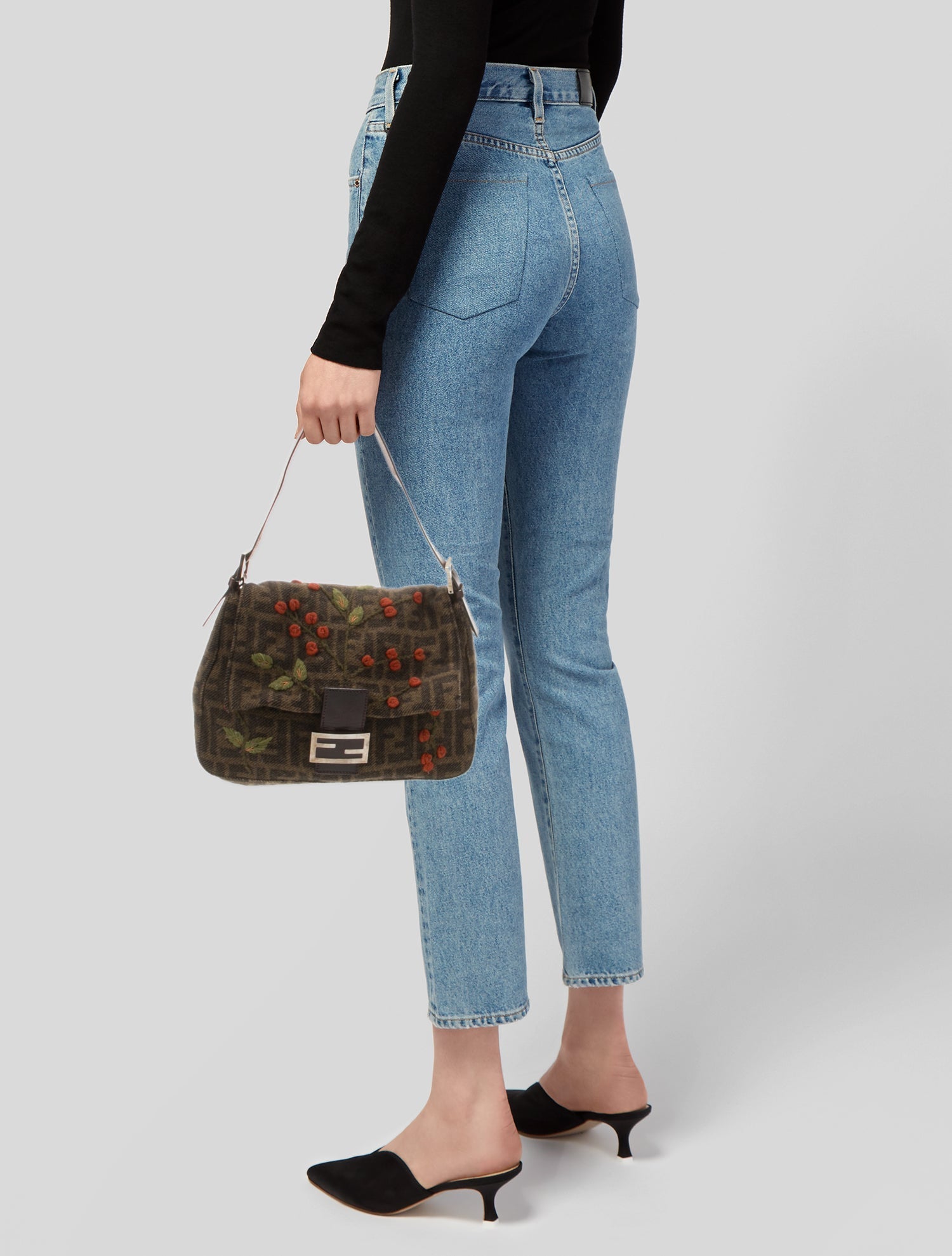 Fendi Zucca FF Baguette Vintage