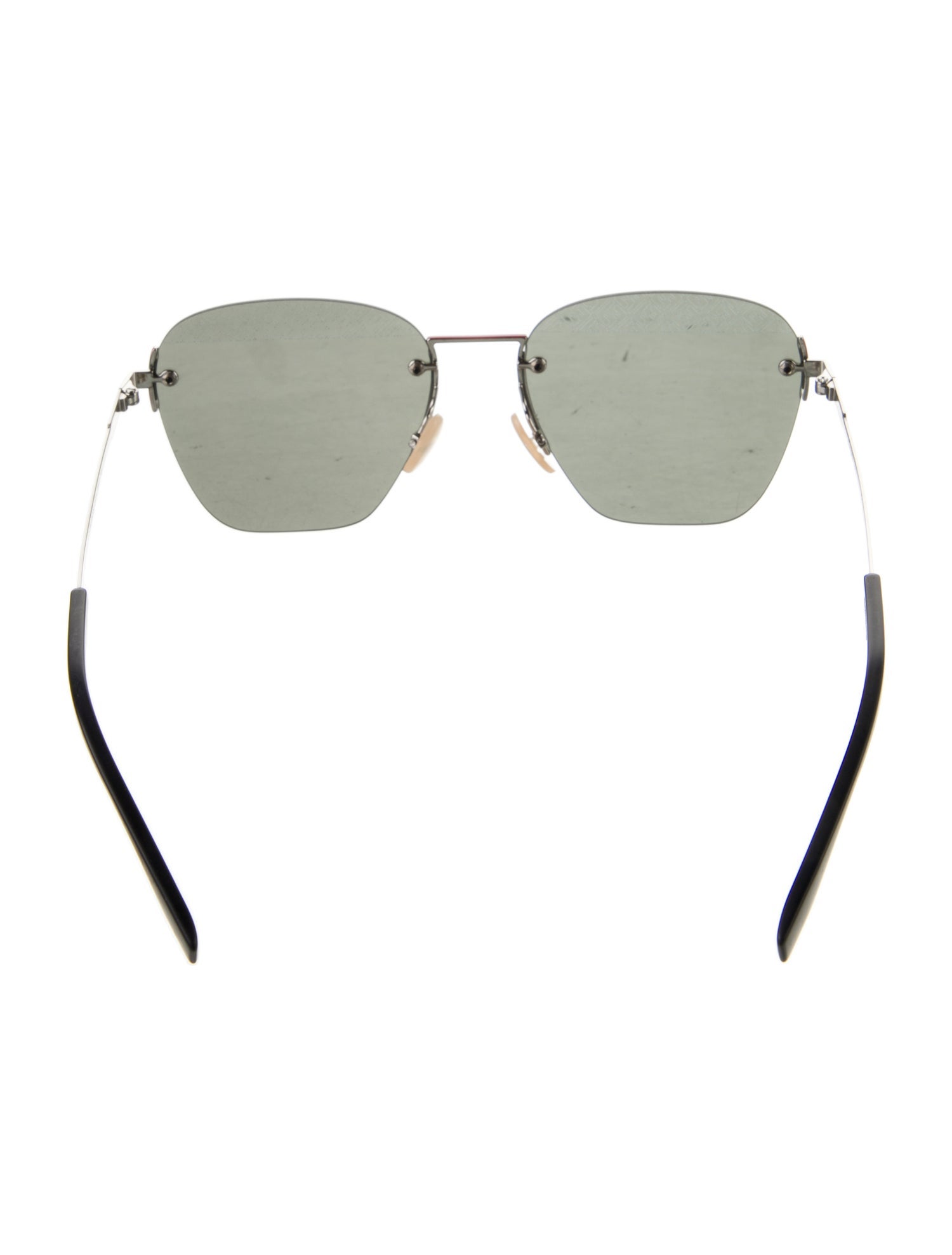 Fendi Zucca FF Logo Square Sunglasses