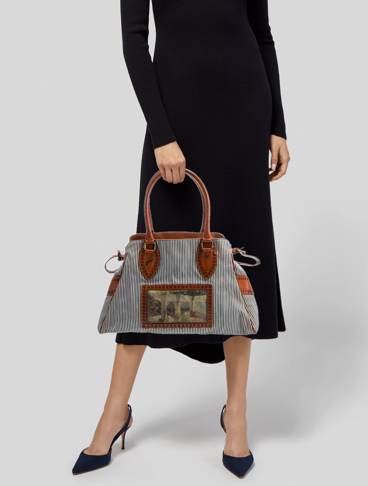 Fendi Leather Top Handle Bag