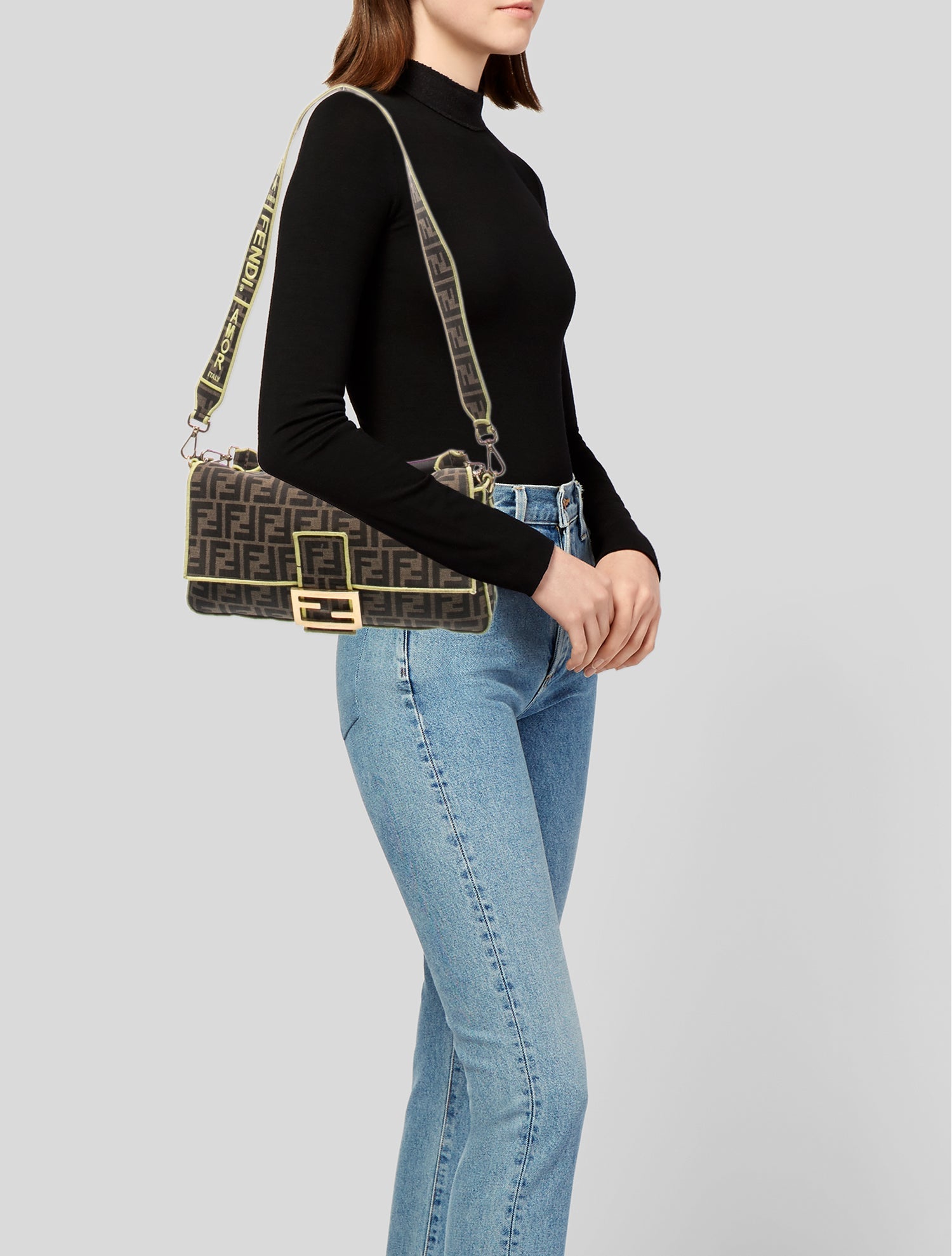 Fendi Zucca FF Baguette