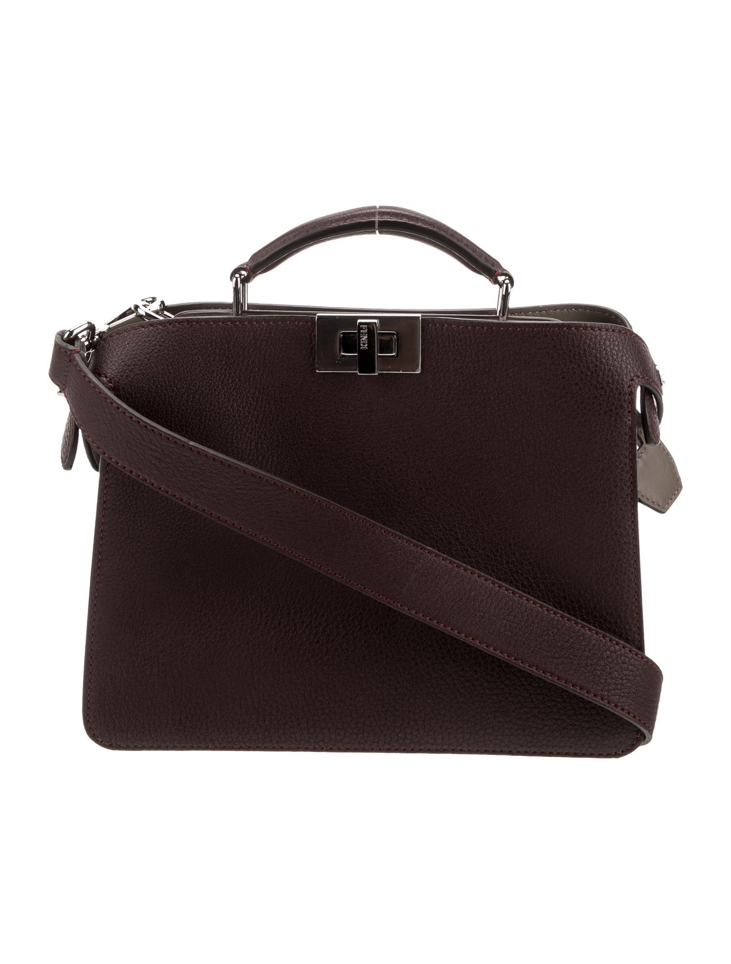 Fendi Leather Peekaboo Mini