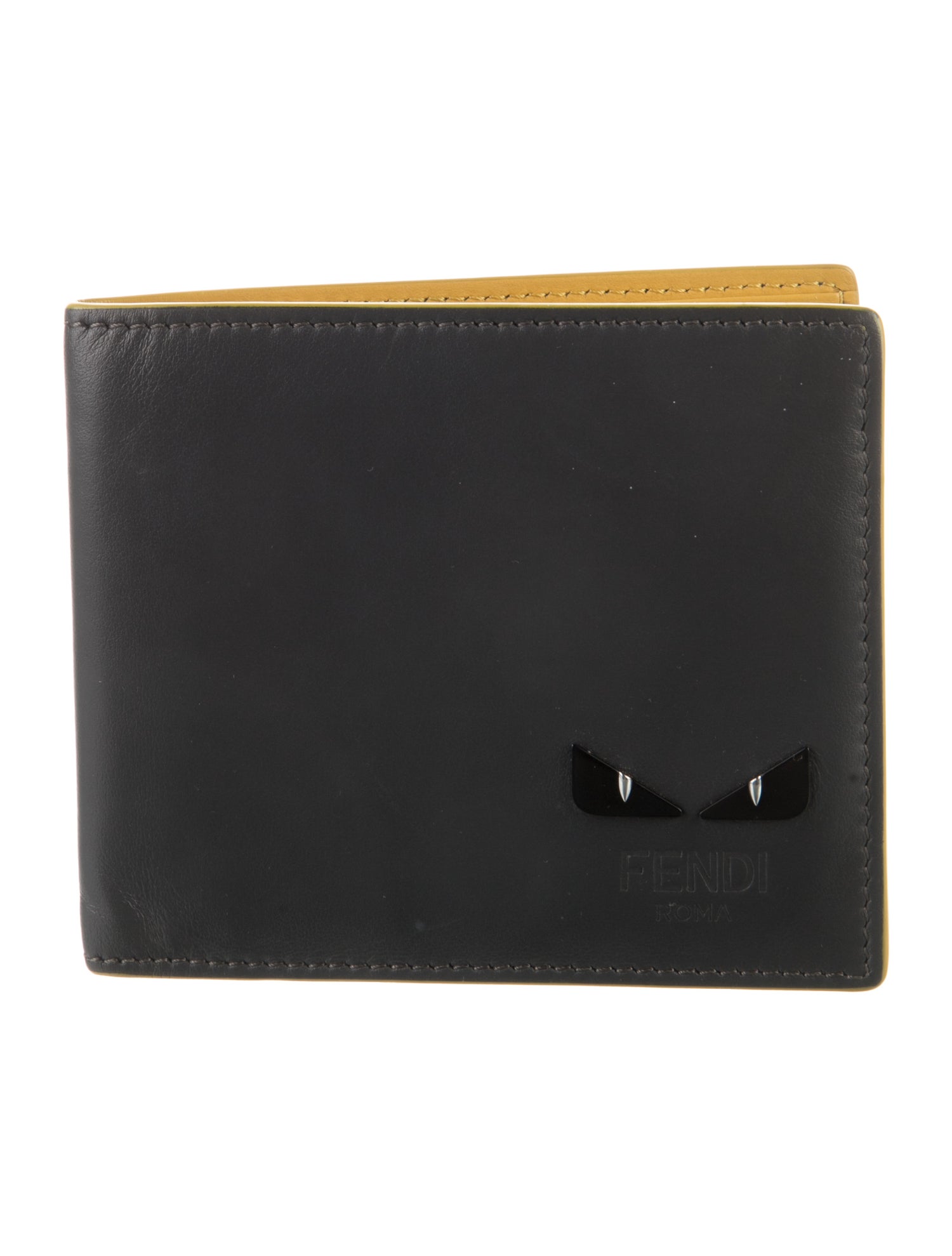 Fendi 2018 Bag Bugs Bi-Fold Bifold Wallet