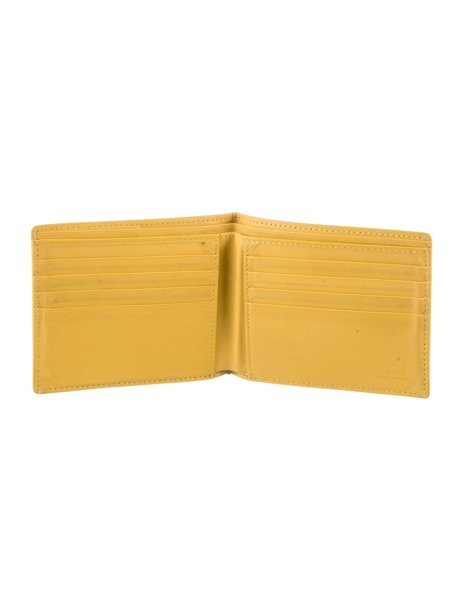 Fendi 2018 Bag Bugs Bi-Fold Bifold Wallet