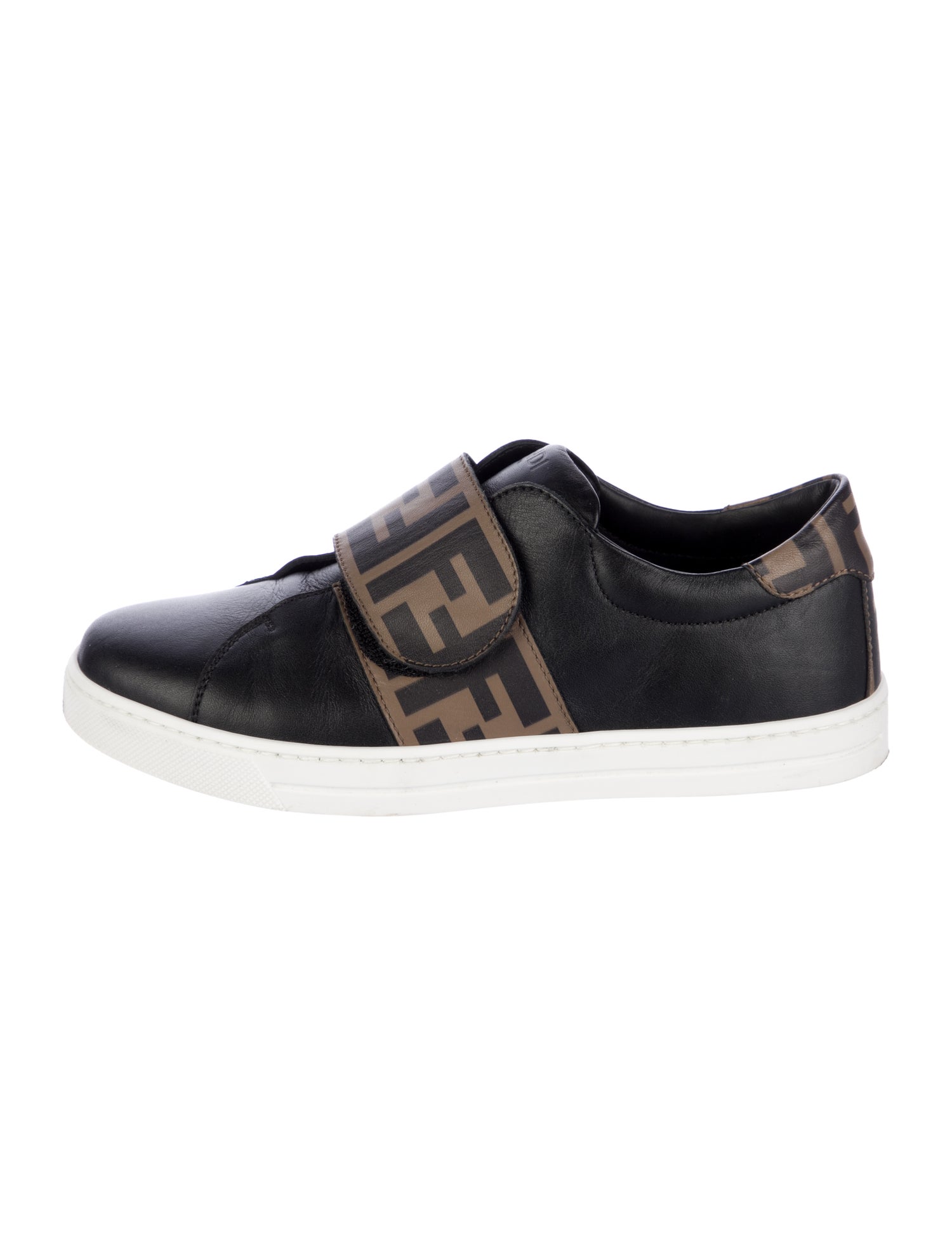 Fendi Leather Low-top Sneakers