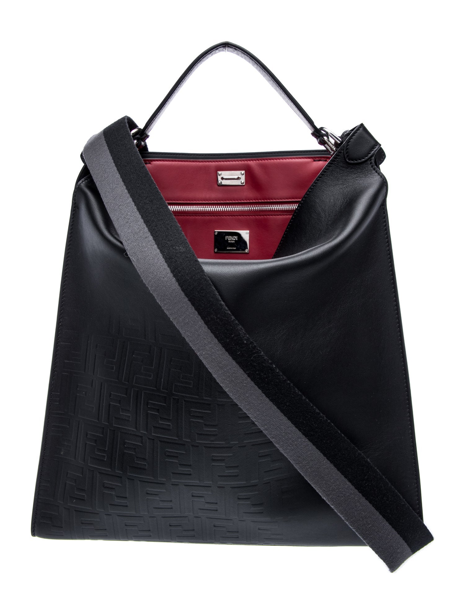 Fendi Zucca FF Top Handle Bag