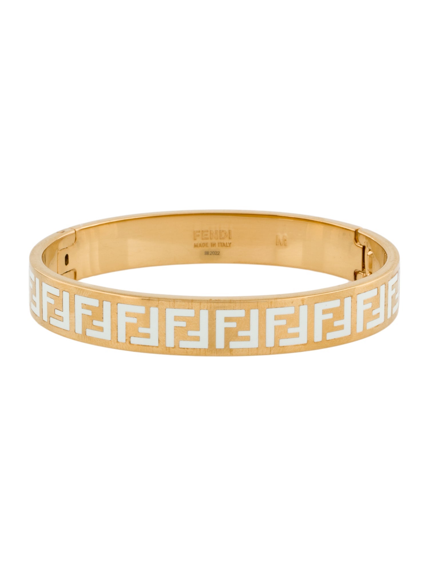 Fendi Enamel Forever Fendi Bangle Bracelet