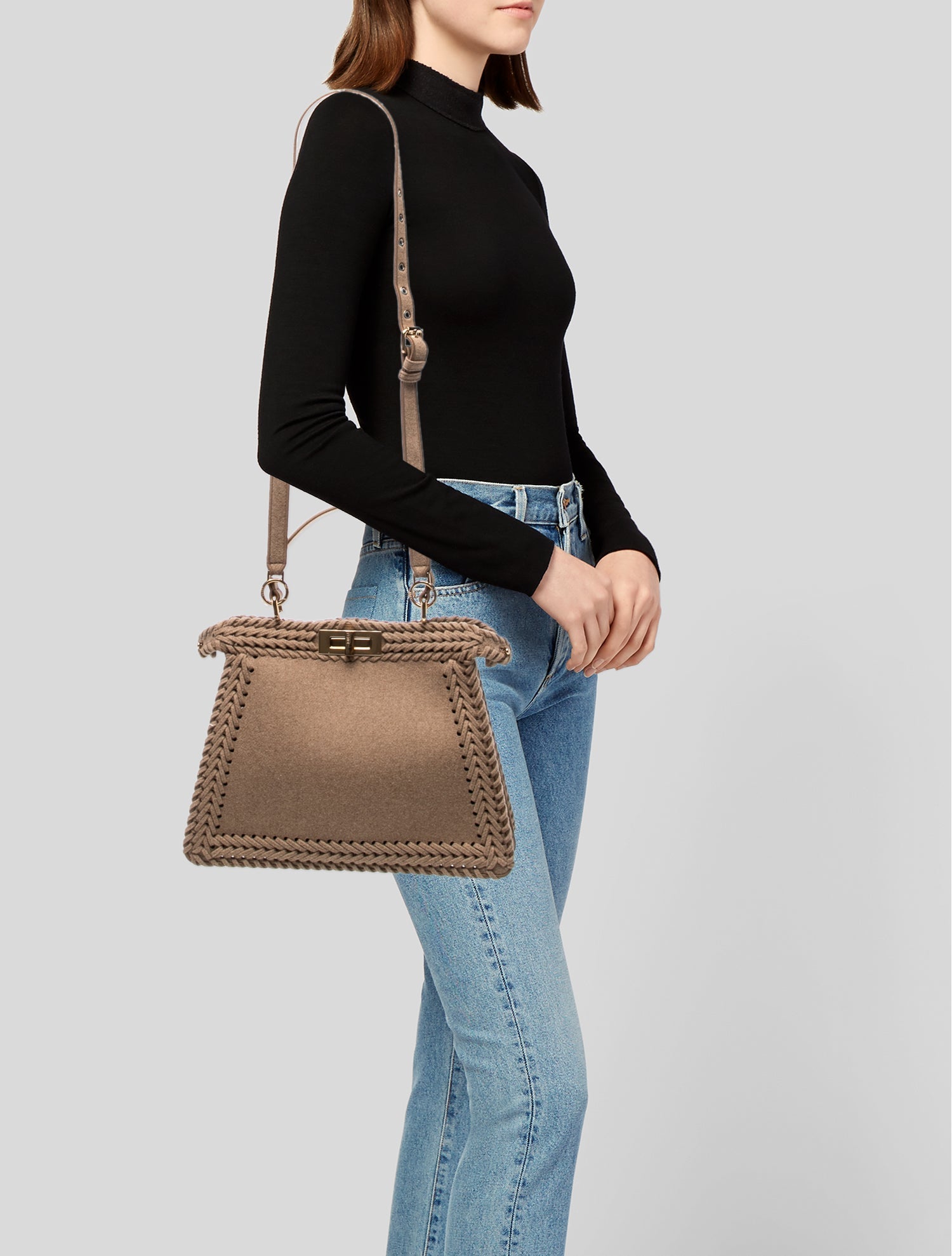 Fendi Felt Peekaboo