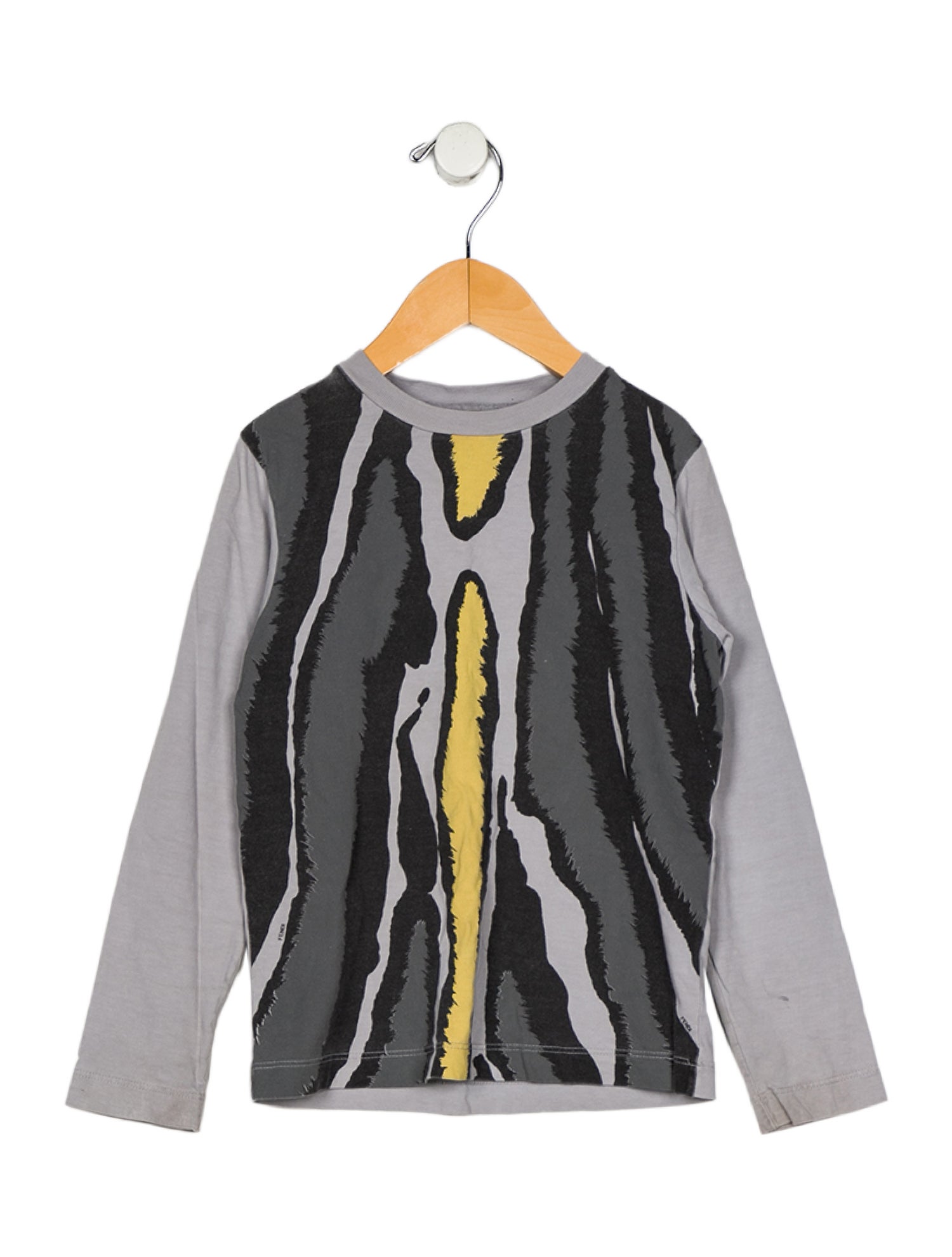 Fendi Boys' Patterned Long Sleeve Shirt