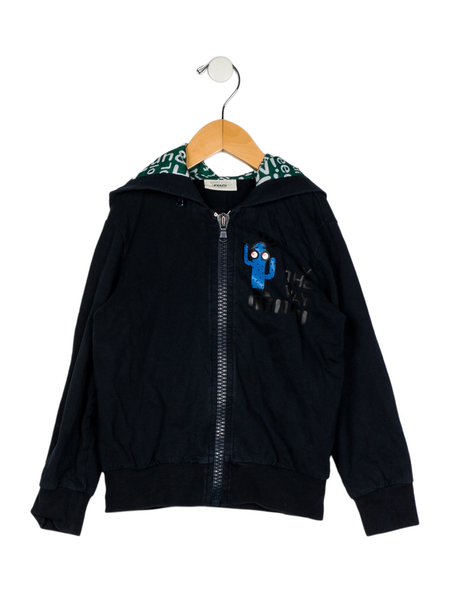 Fendi Toddler Boys' Zip-Hood Jacket