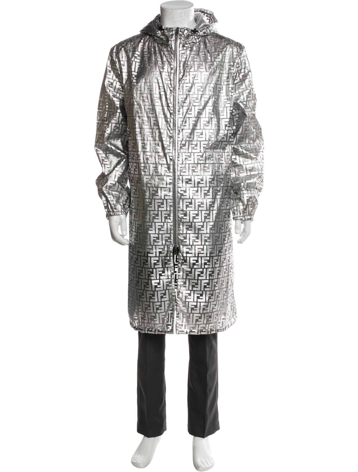 Fendi Zucca FF Logo Printed Parka