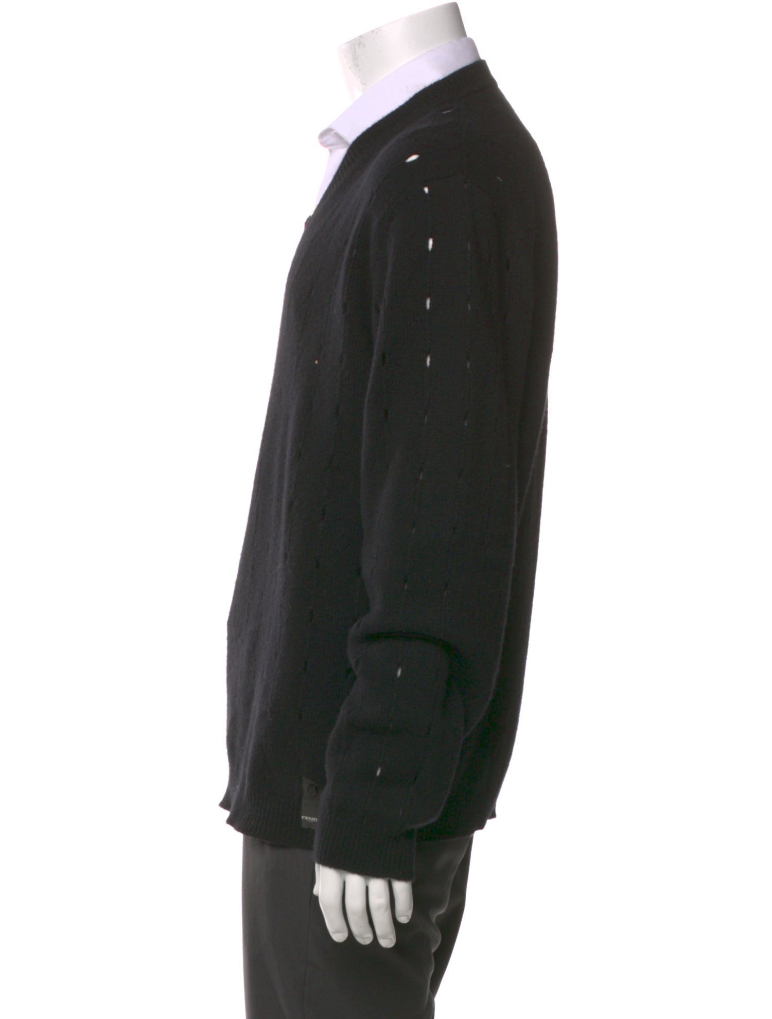 Fendi Cashmere V-Neck Pullover