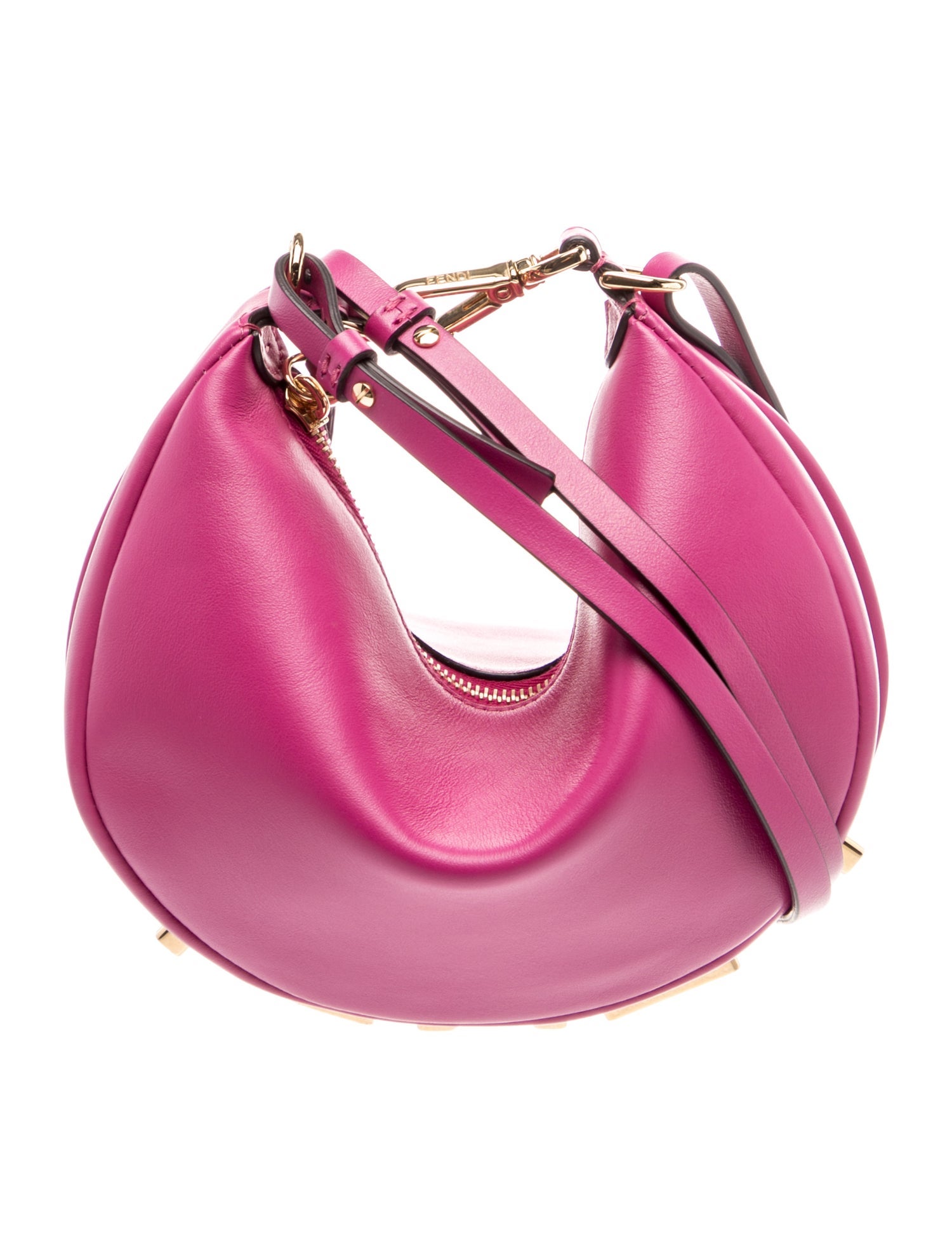Fendi Calfskin Fendigraphy Hobo Bag Small 2023