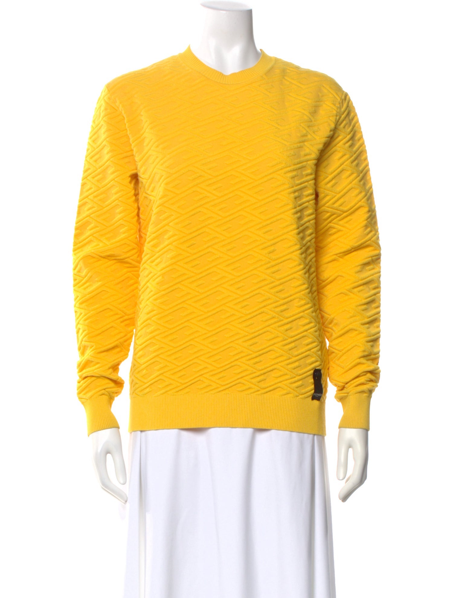 Fendi Crew Neck Long Sleeve Pullover