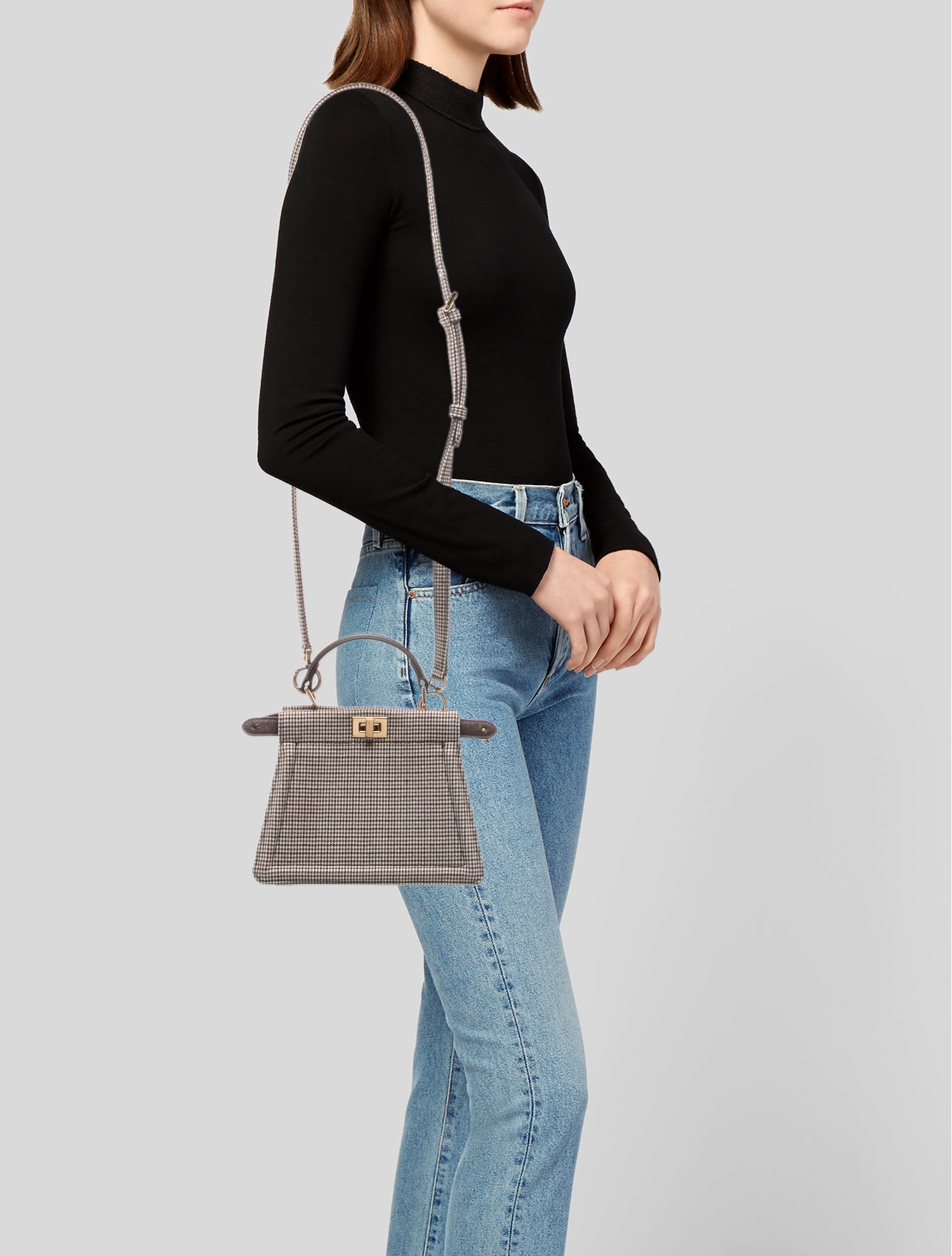 Fendi Canvas Peekaboo Mini