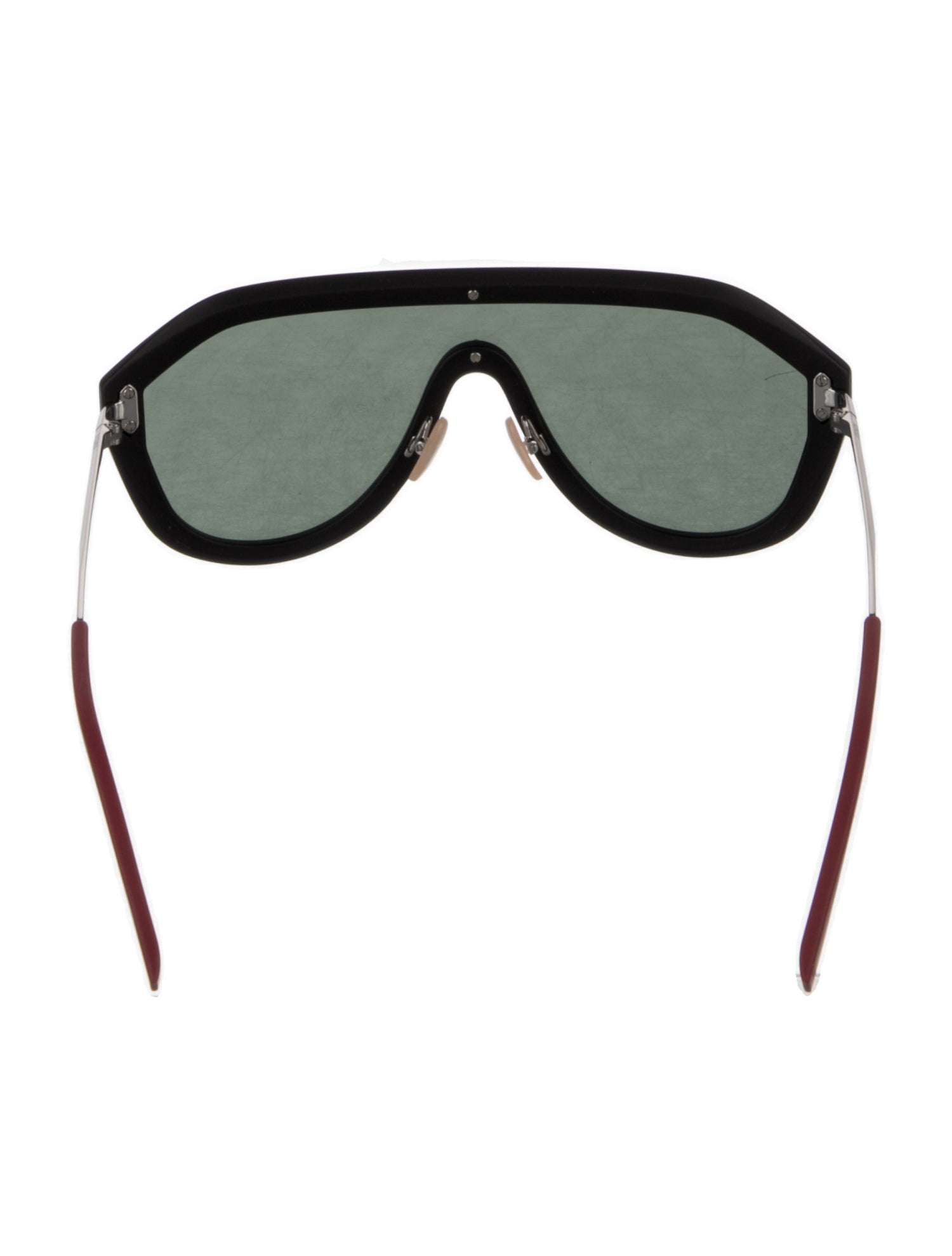 Fendi Zucca FF Logo Shield Sunglasses