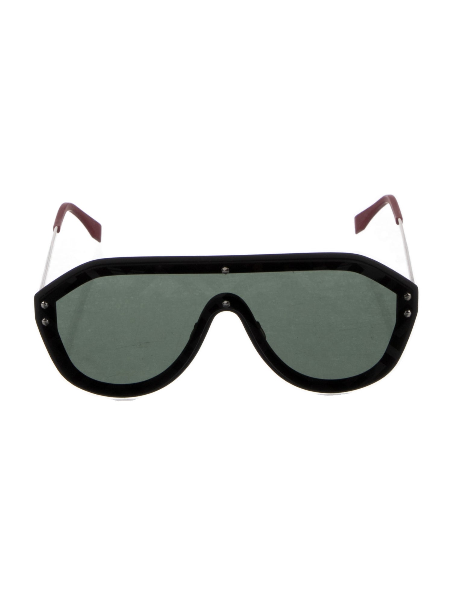 Fendi Zucca FF Logo Oversize Sunglasses