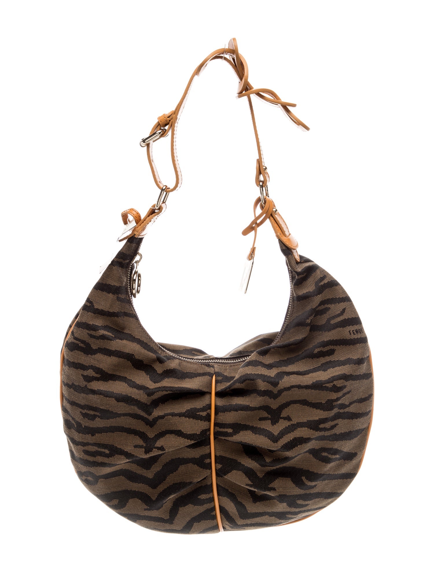 Fendi Canvas Shoulder Bag w/ Tags