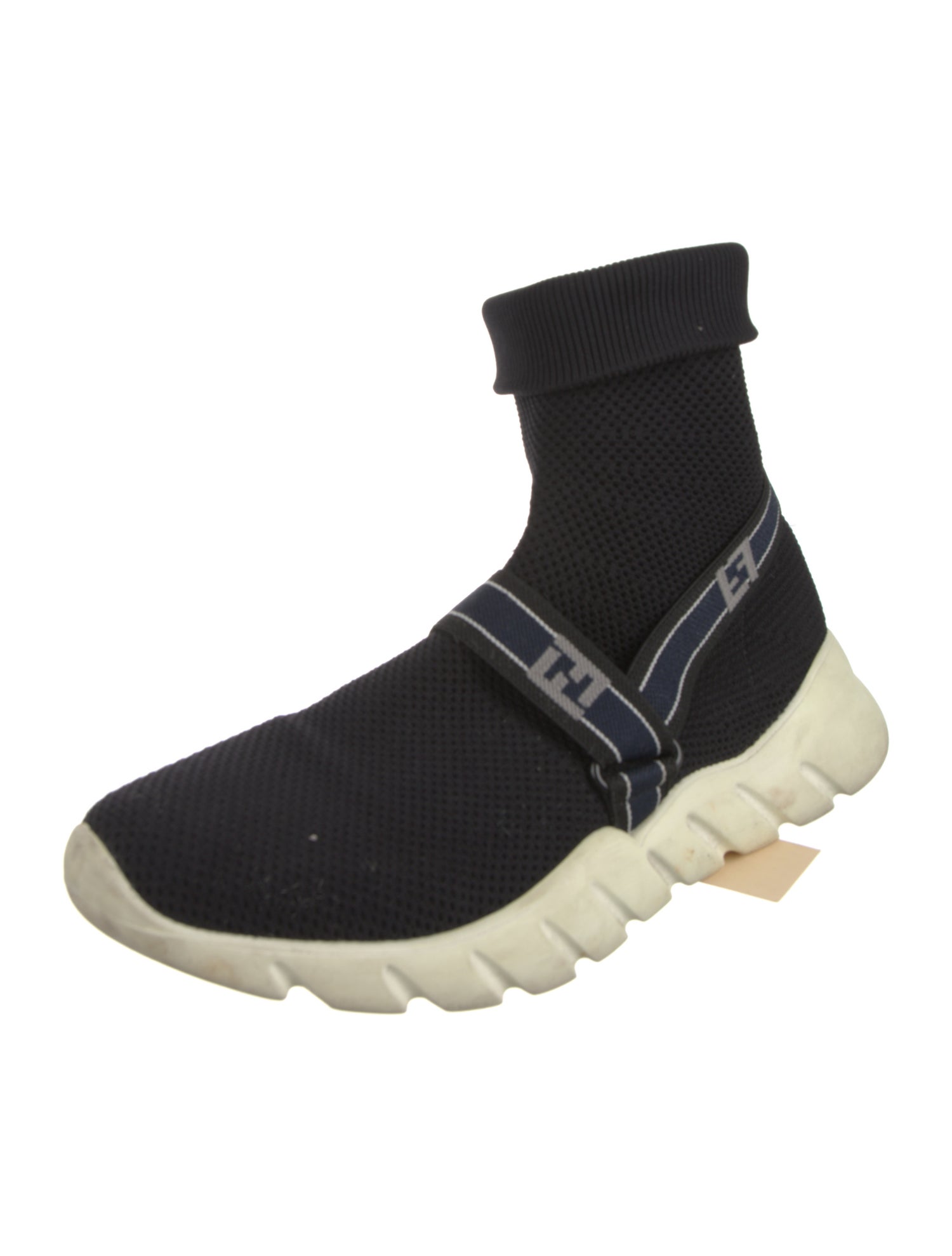 Fendi Zucca FF Logo Printed Sock Sneakers