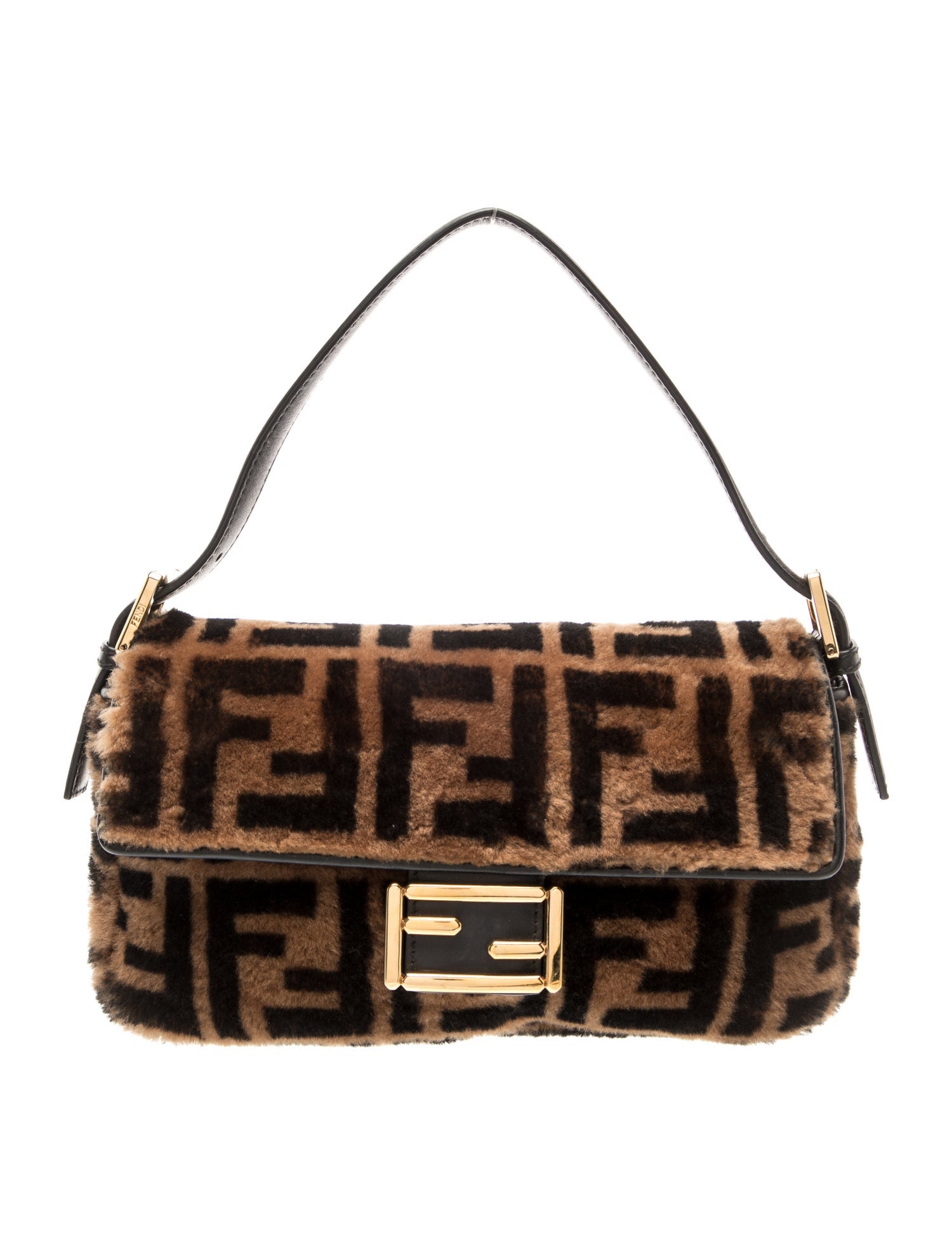 Fendi Zucca FF Top Handle Bag