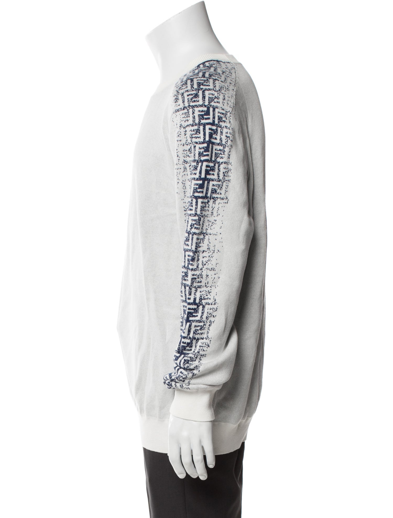 Fendi Graphic Print Crew Neck Pullover w/ Tags